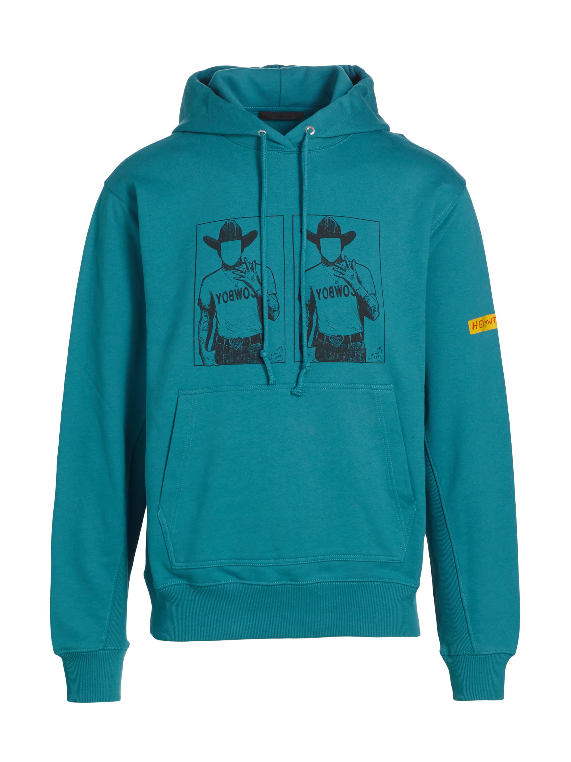 トップス HELMUT LANG - design hoodie Helmut Lang // Black & Red Logo Zip Up Hoodie – VSP Consignment