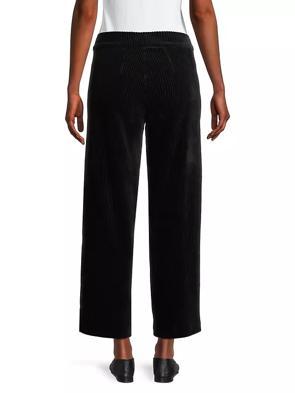 Avenue Montaigne Womens Pull On Straight Leg Pants Black Cotton Size 4 -  Shop Linda's Stuff