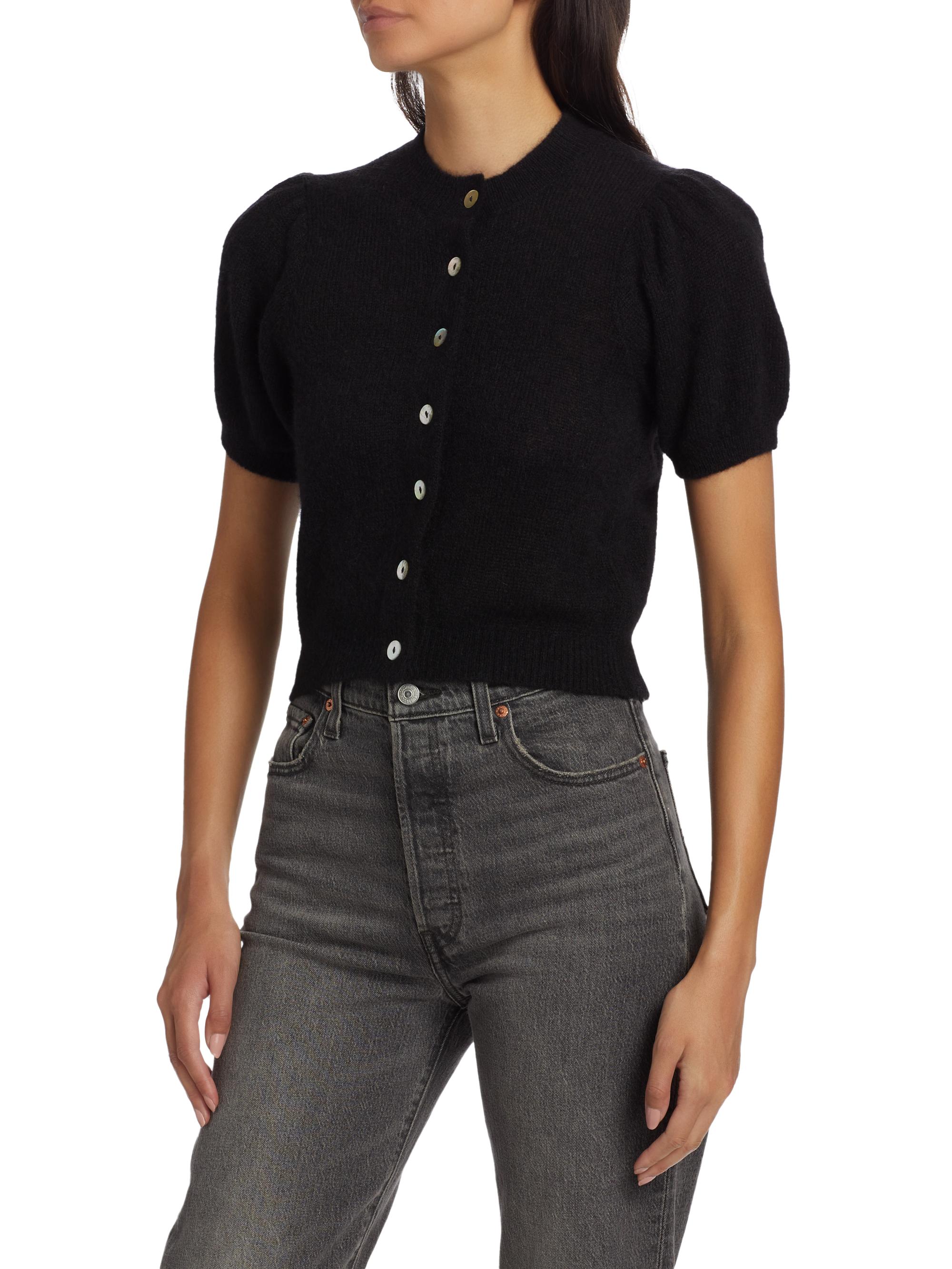 DÔEN Anisa Crop Cardigan | Saks Fifth Avenue