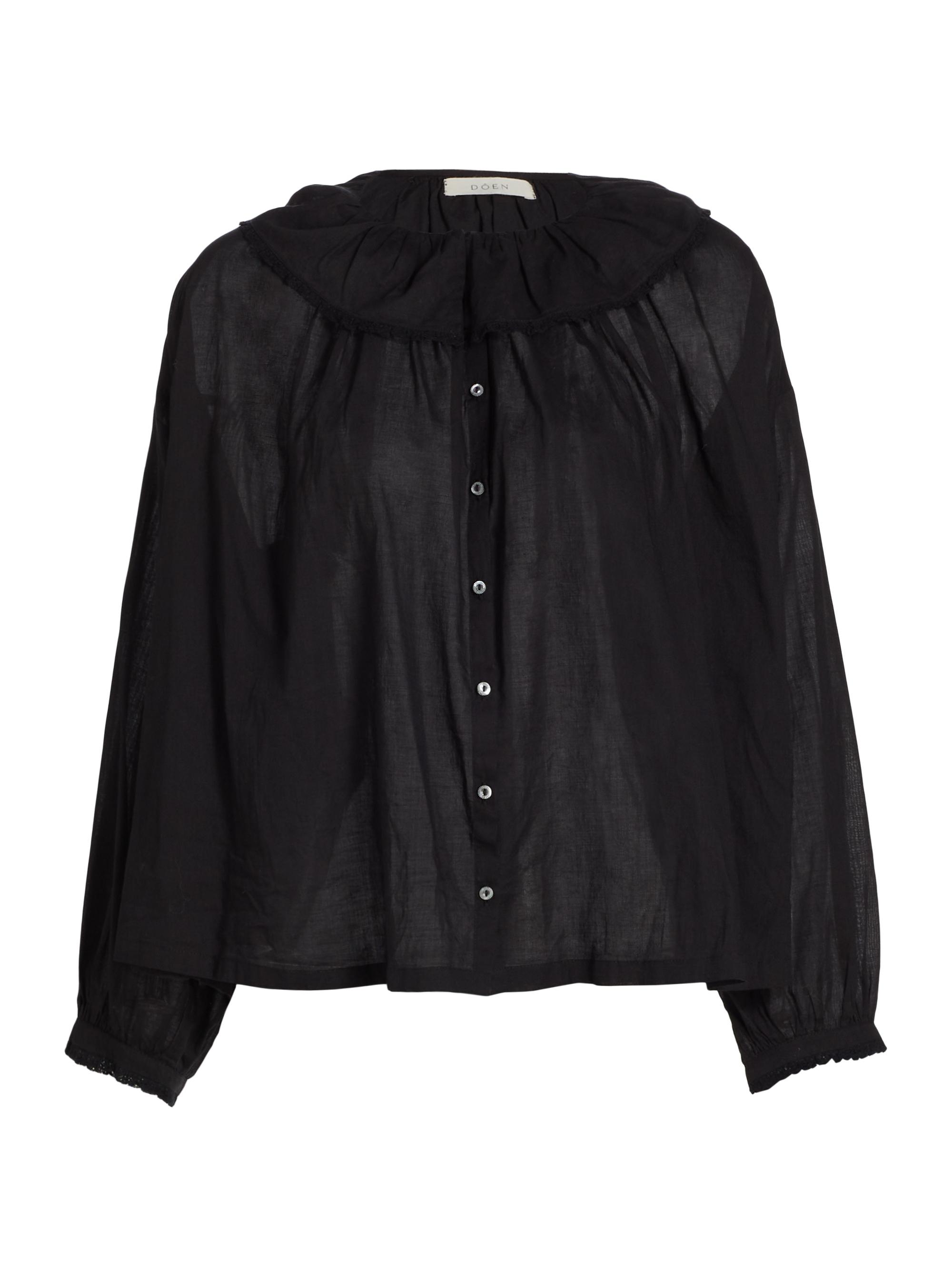 DÔEN Jana Cotton Blouse | Saks Fifth Avenue