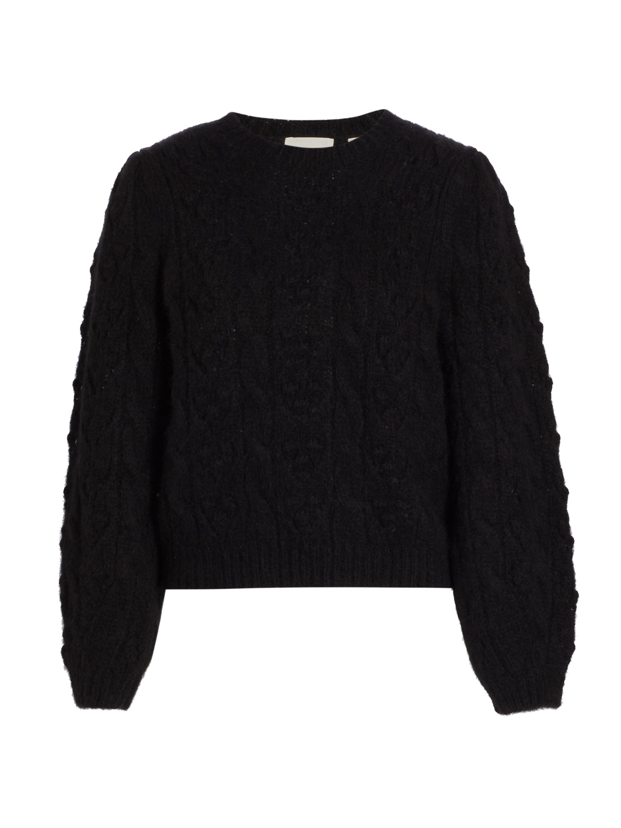 DÔEN Women's Tudor Cable-Knit Sweater - Black