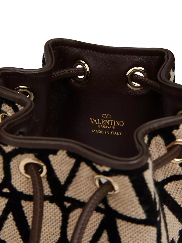 Toile Iconographe Belt in Brown - Valentino Garavani