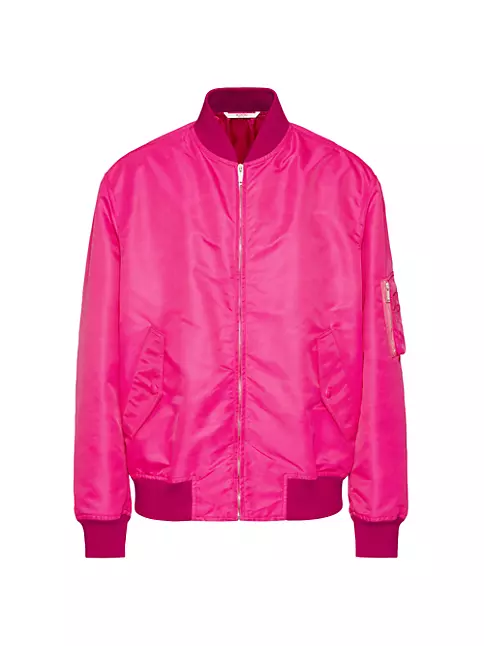 Shop Valentino Garavani Nylon Bomber Jacket | Saks Fifth Avenue