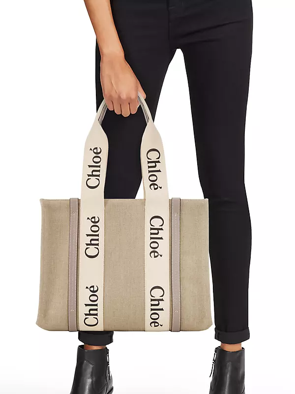 Shop Chloé Medium Woody Tote Bag | Saks Fifth Avenue