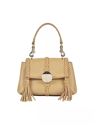 Mini Penelope Leather Shoulder Bag