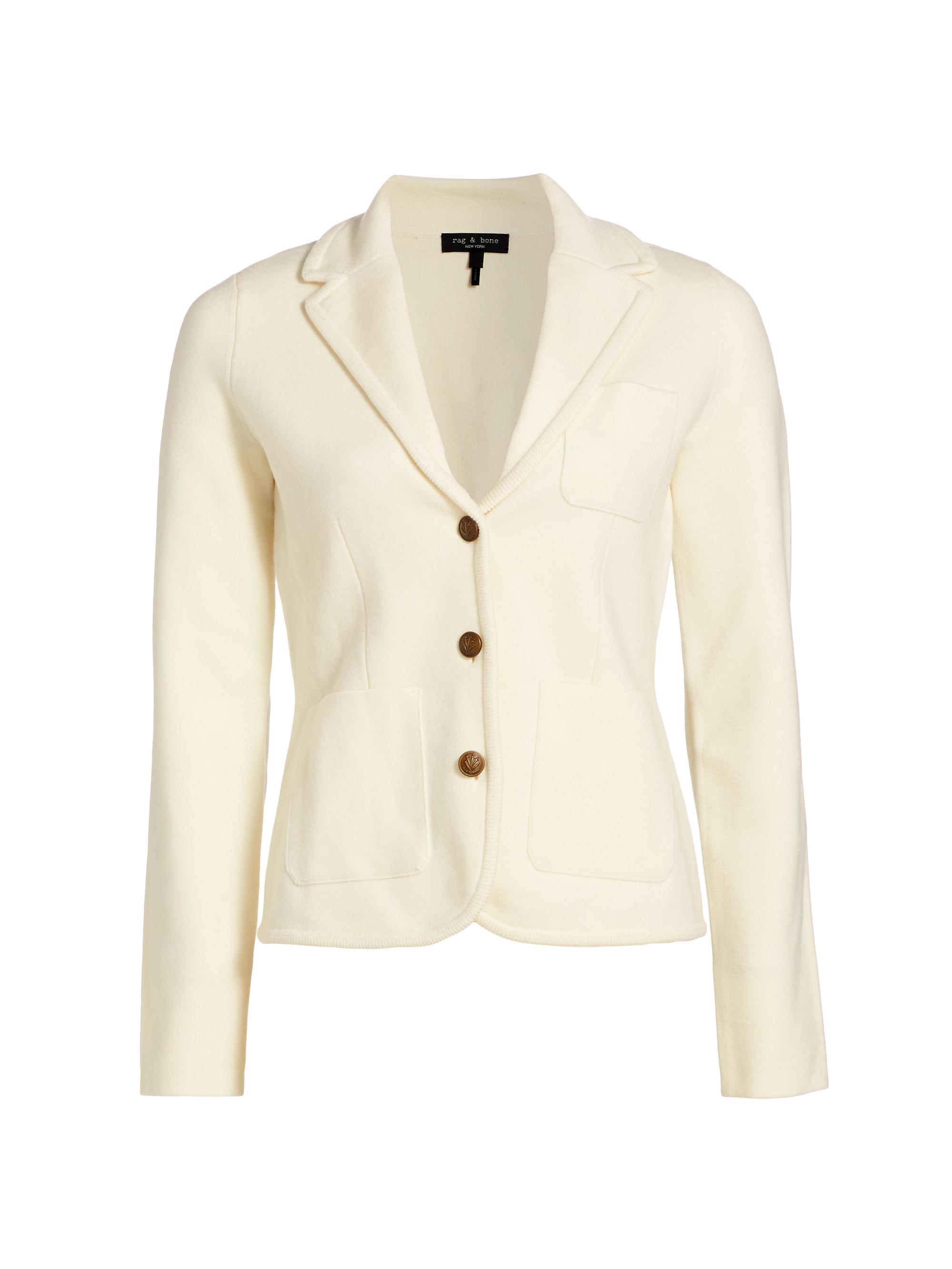 rag & bone Women's Alex Merino Wool-Blend Blazer - Navy