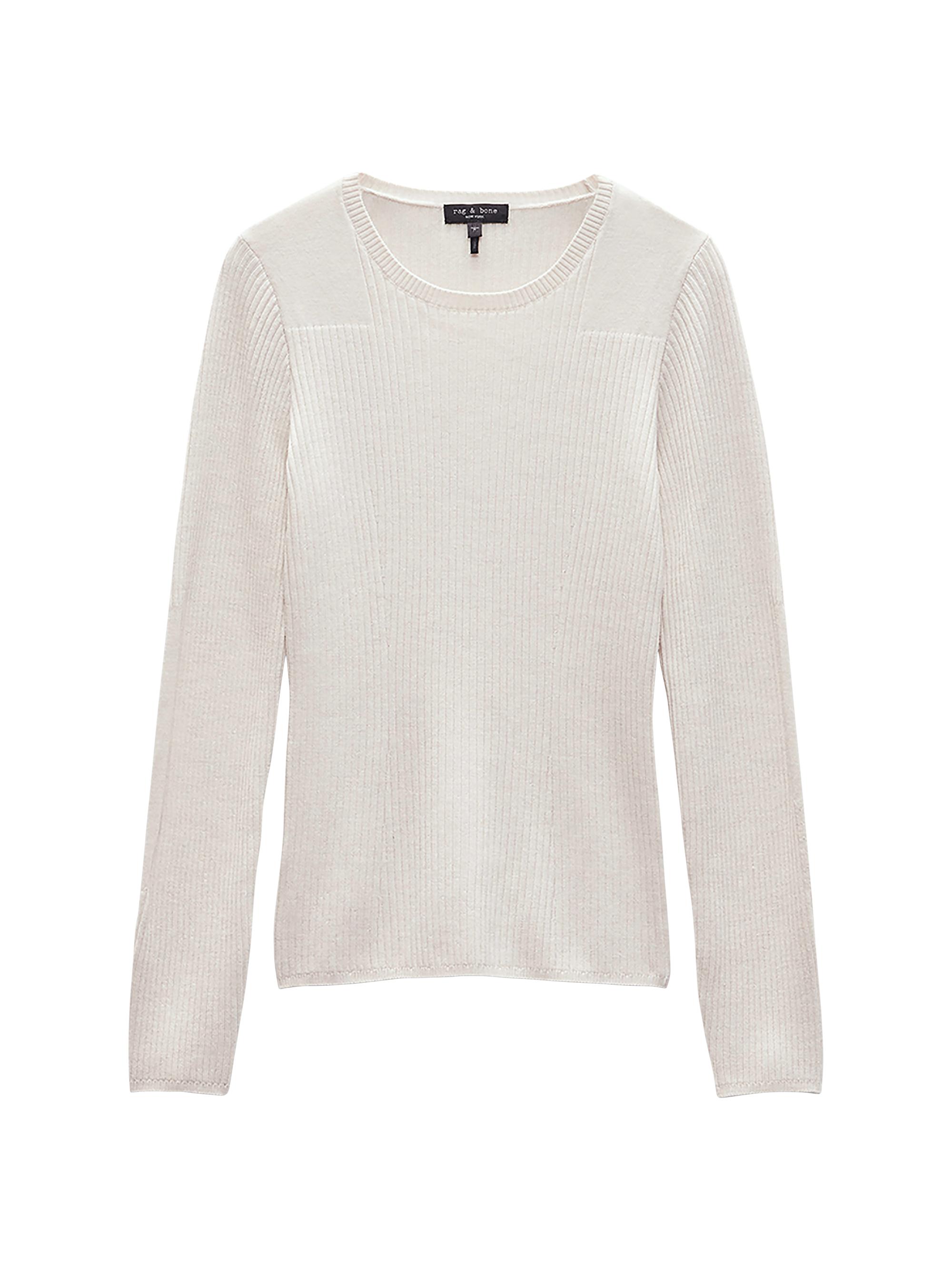 rag & bone Women's Audrina Rib-Knit Top - Black