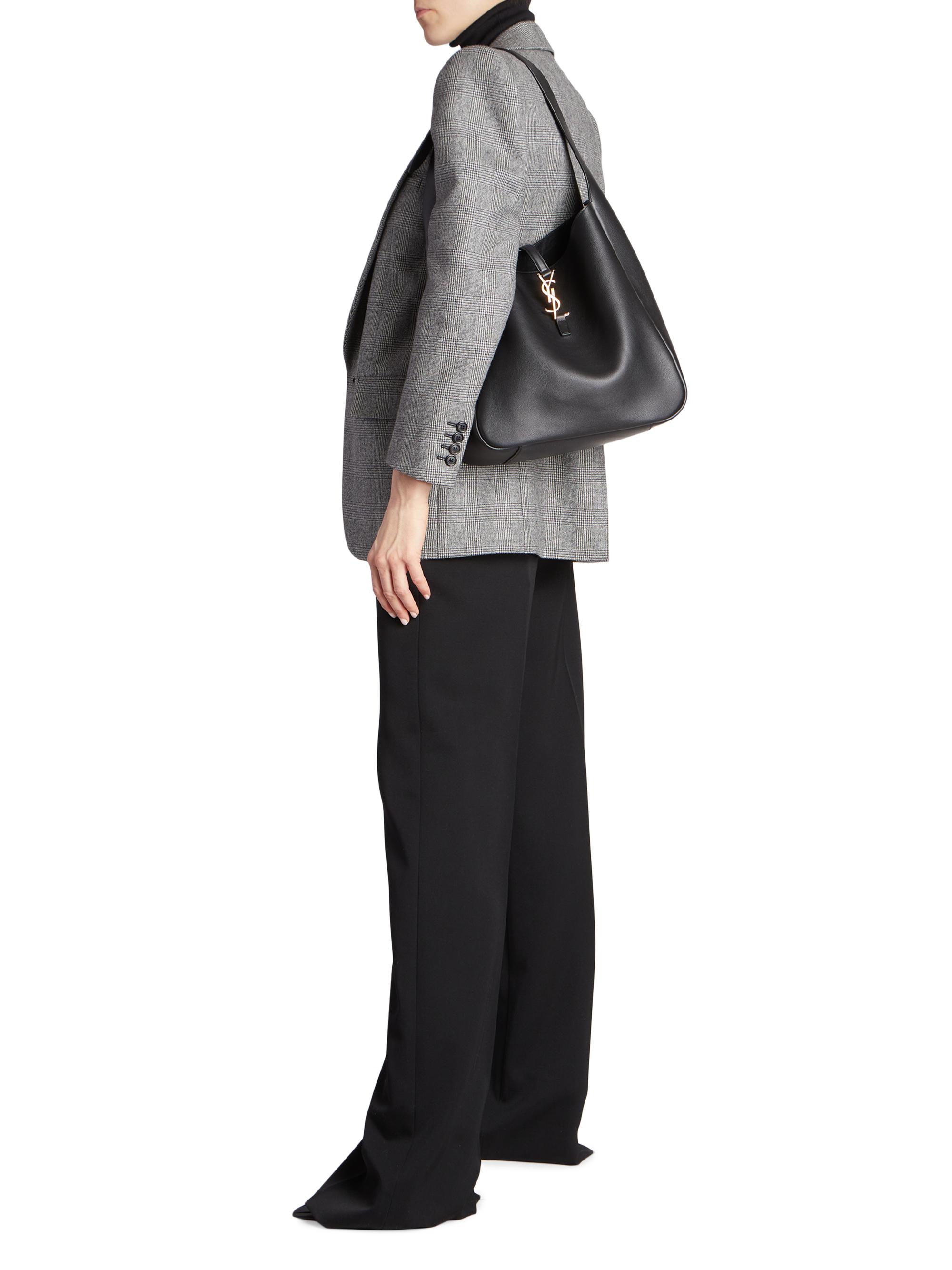 Saint Laurent Le 5 à 7 Supple Large Shoulder Bag in Smooth