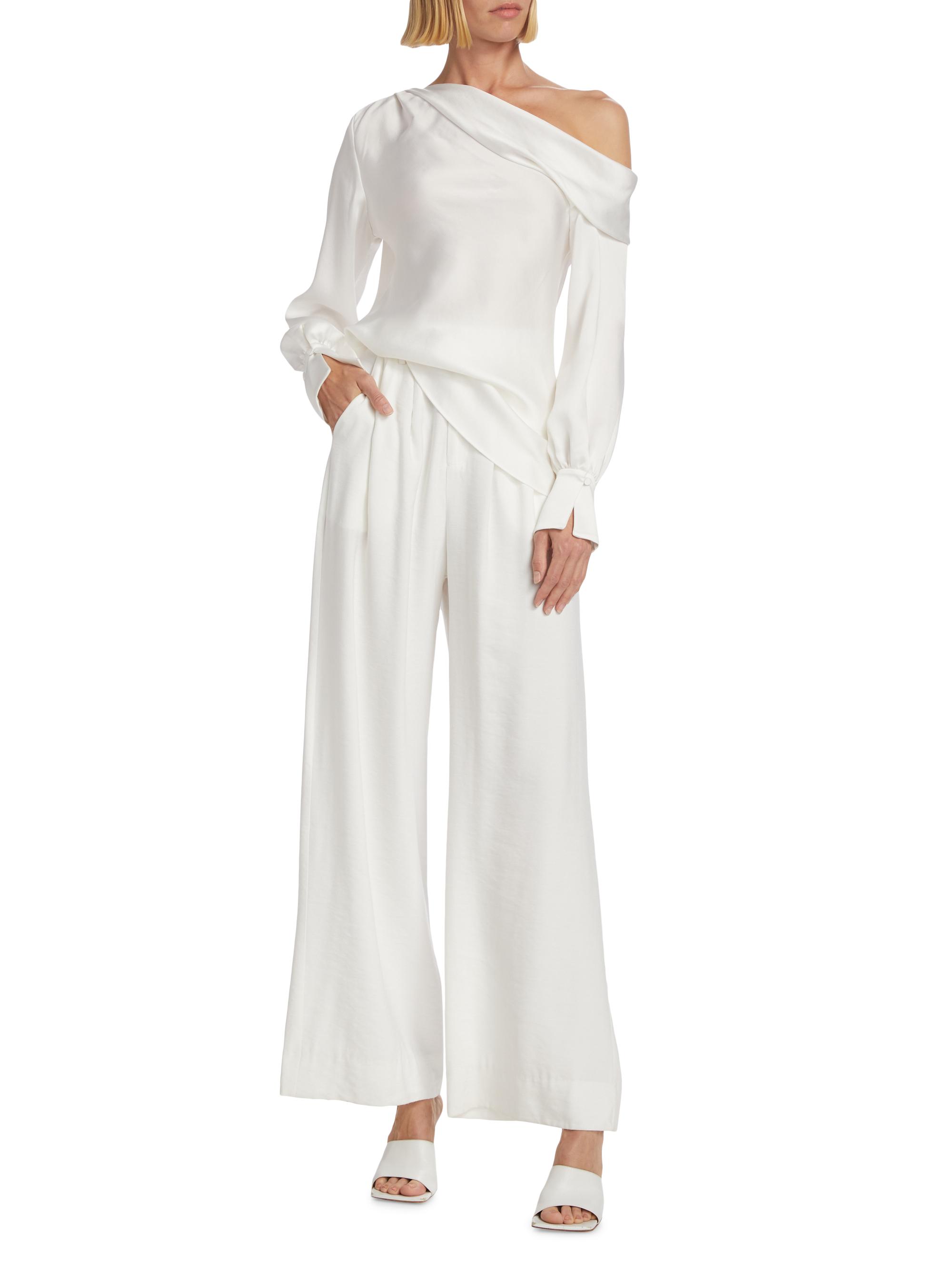 SIMKHAI Women's Alice Off-The-Shoulder Top - White | Thumbnail 2