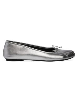 Balenciaga Leopold Ballerina Black Satin (Women's)