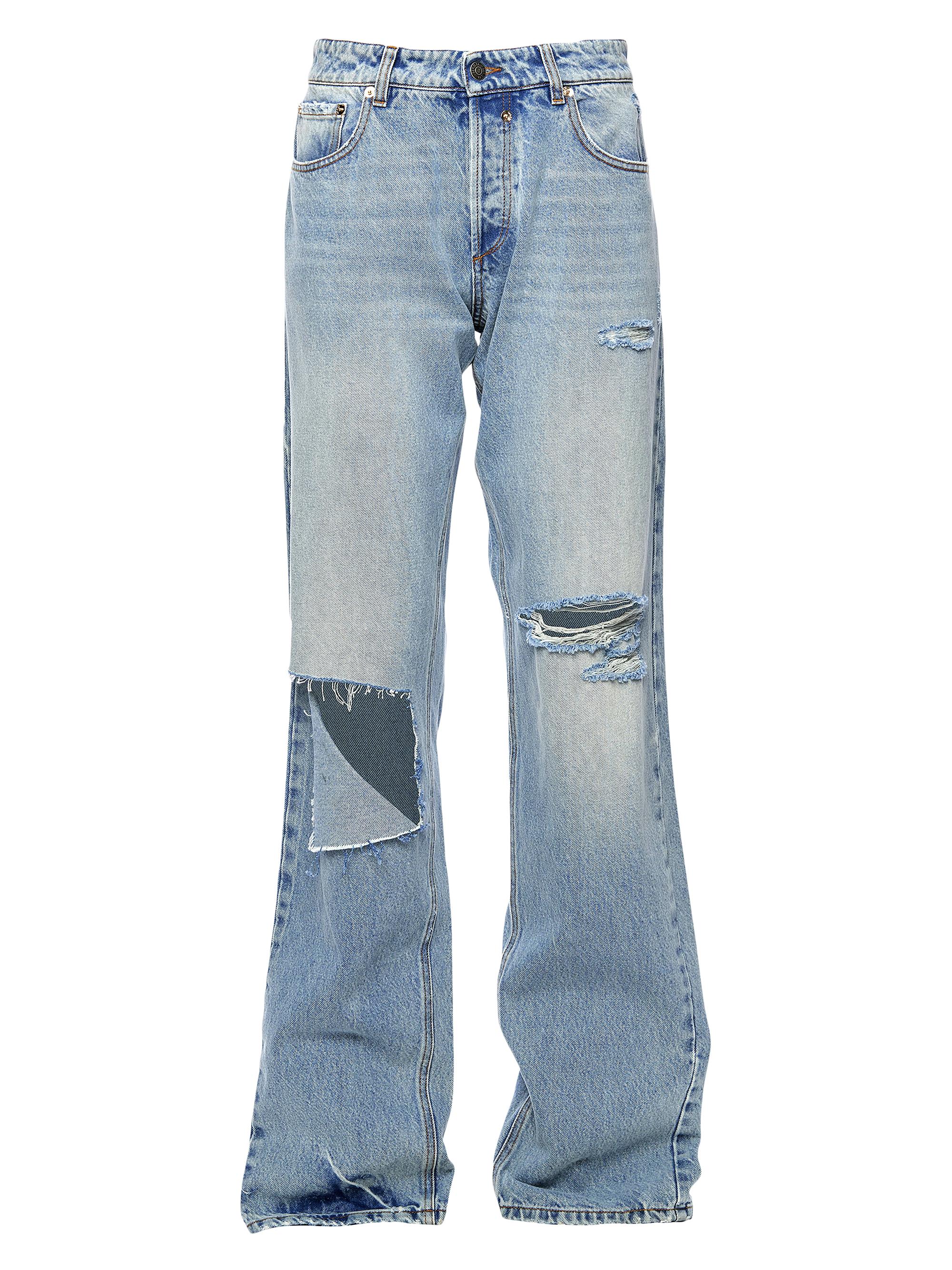 Ser.o.ya Men's Kyle Baggy Straight Leg Jeans - Coastline