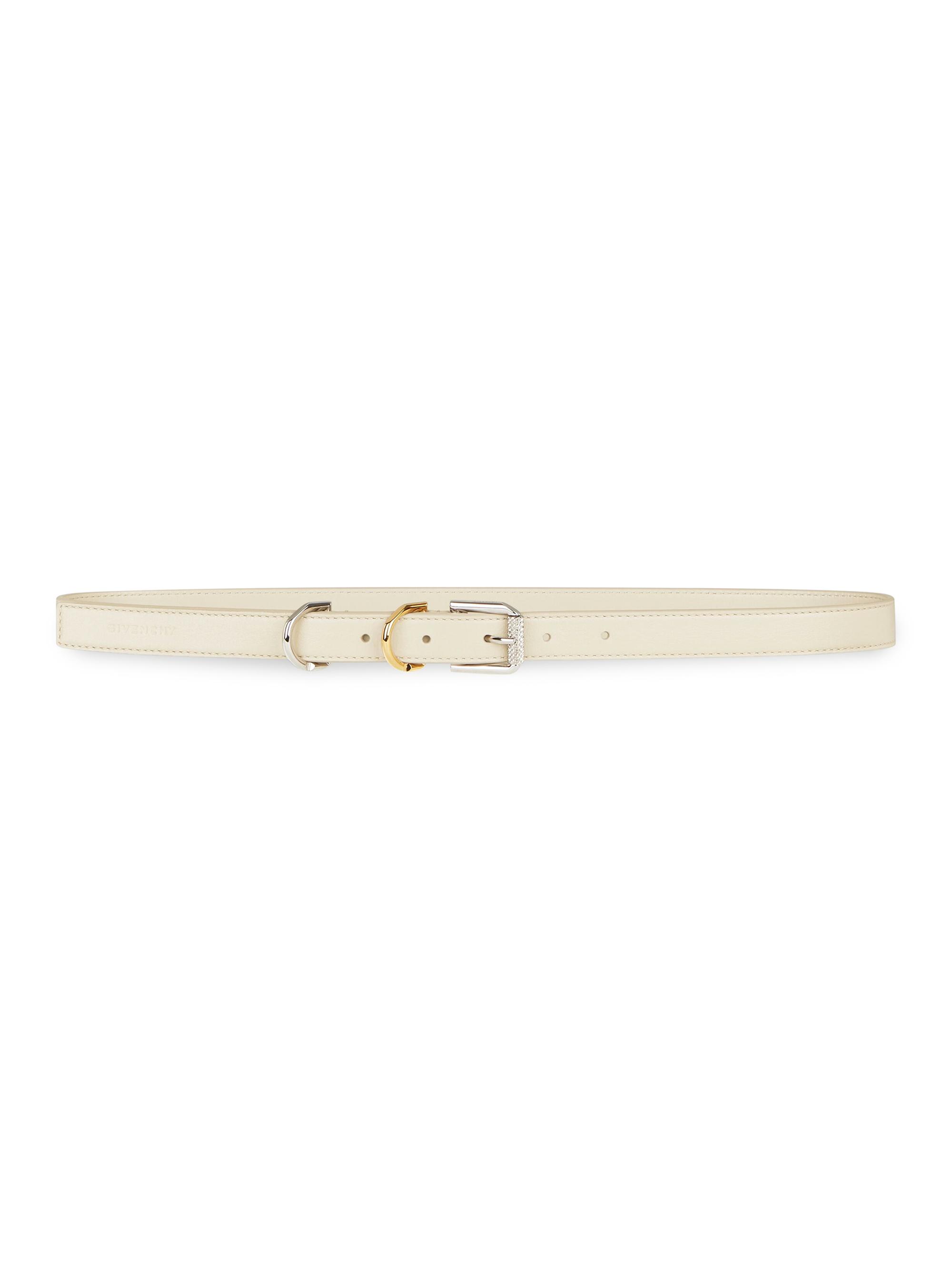 Givenchy Women's Plage Voyou Belt in Leather - Black