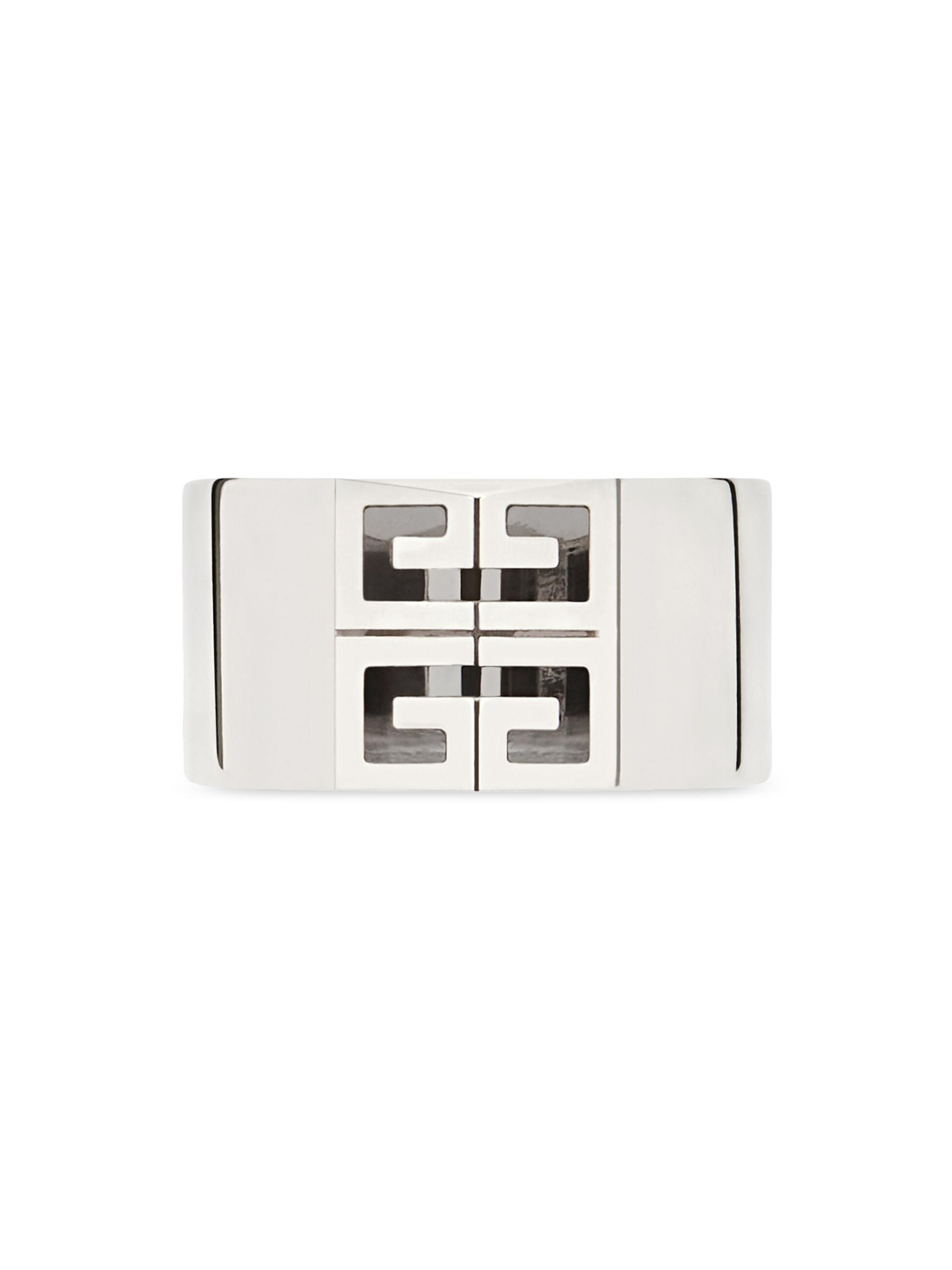 Givenchy Men's 4G Ring in Metal - Silvery