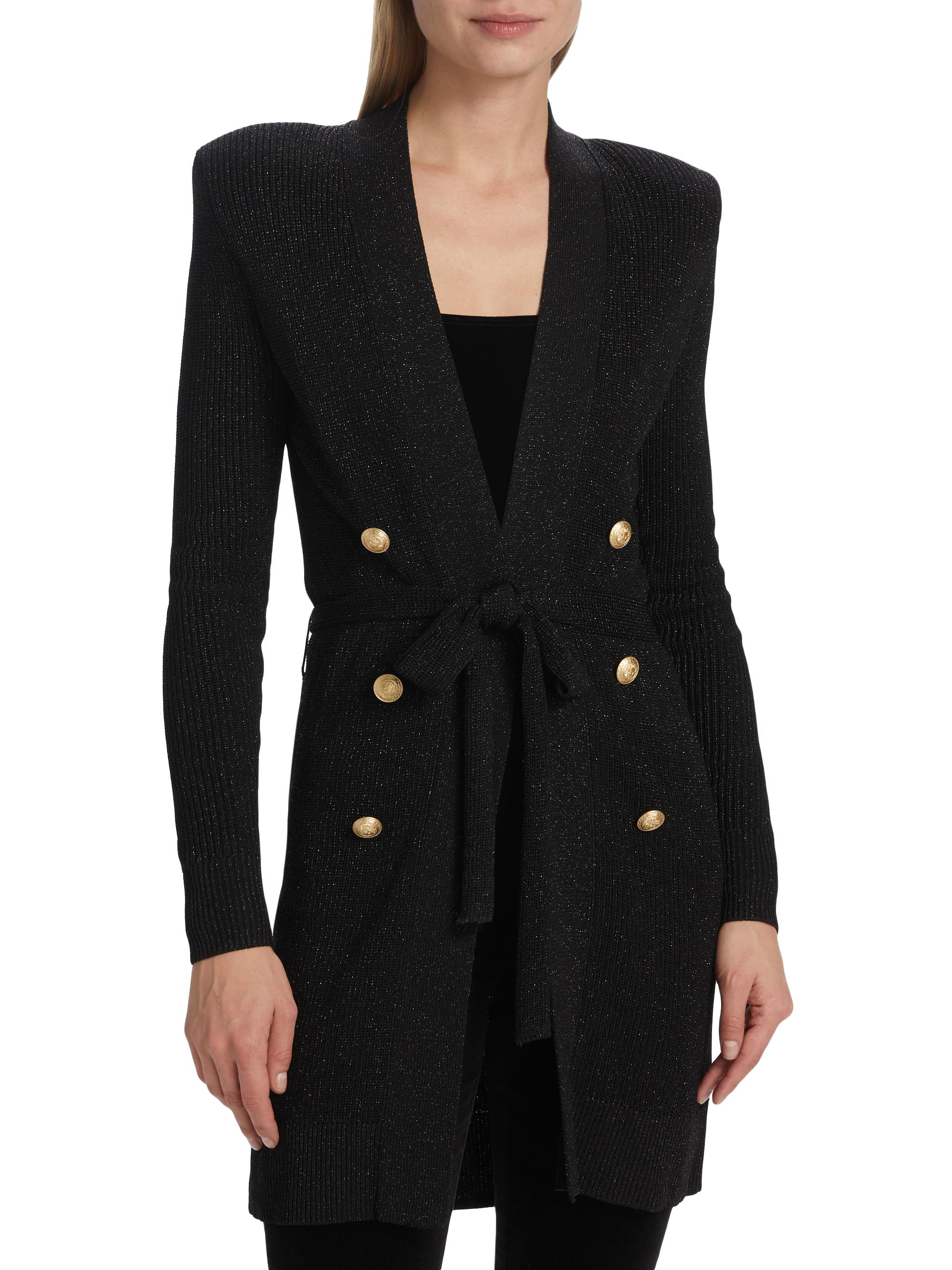L'AGENCE Noe Double-Breasted Cardigan | Saks Fifth Avenue