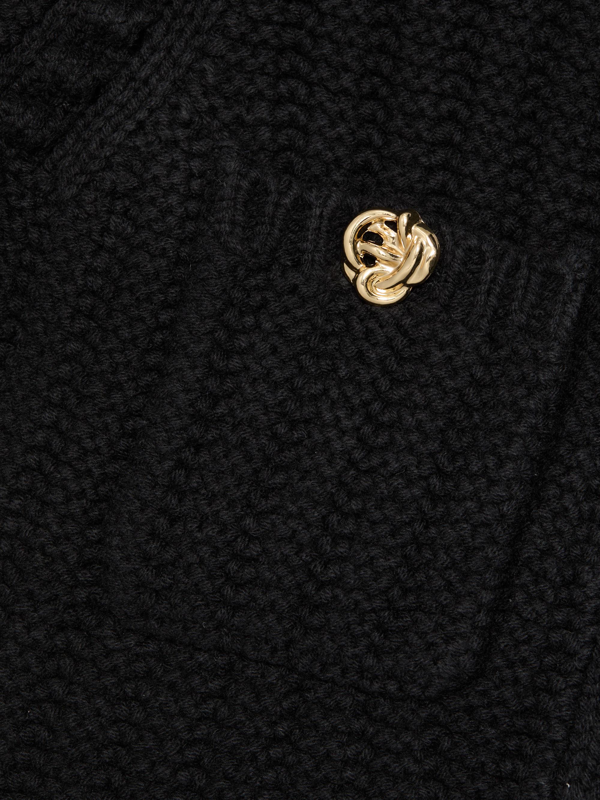 L'AGENCE Delilah Cropped Textured Cardigan | Saks Fifth Avenue