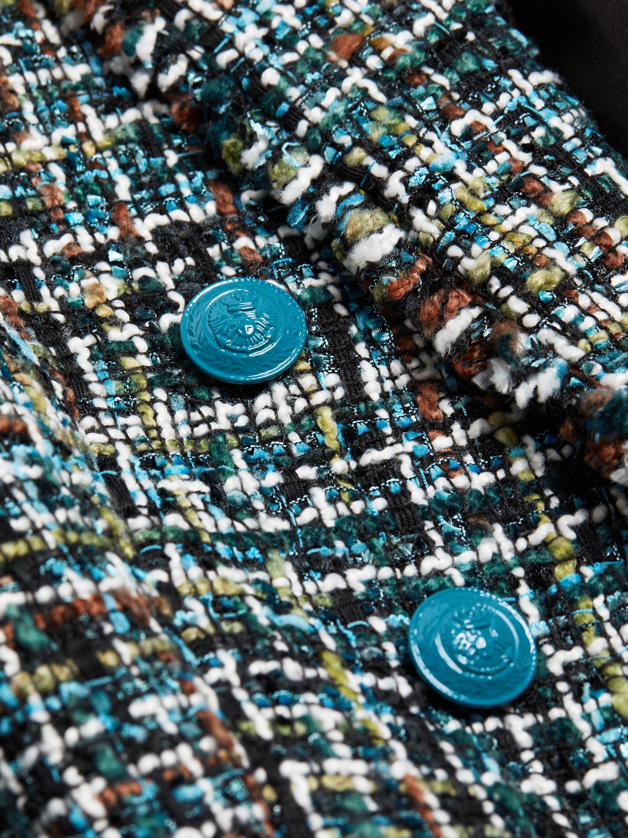 L'AGENCE Brooke Double-Breasted Tweed Blazer | Saks Fifth Avenue