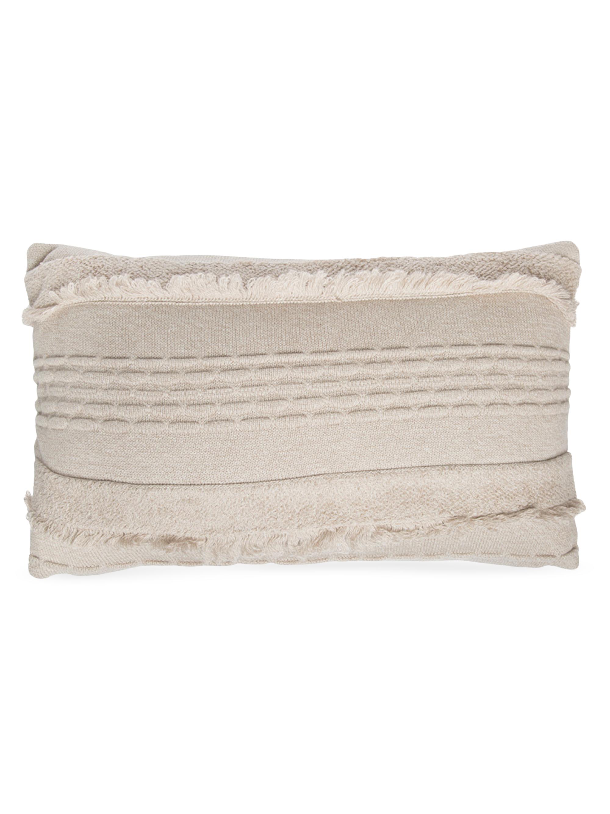 Lorena Canals Knitted Cushion - Dune White