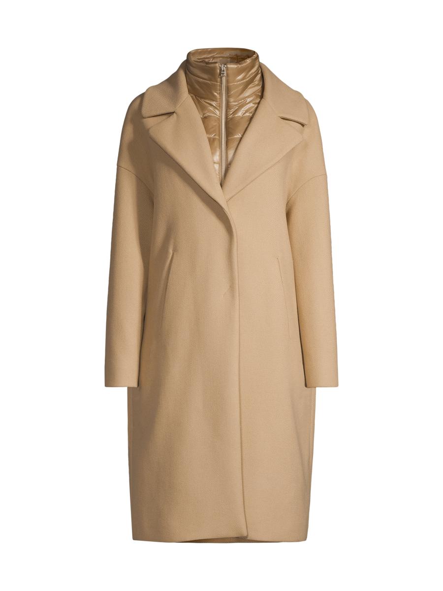 Wool Blend Belted Coat | Unison Label