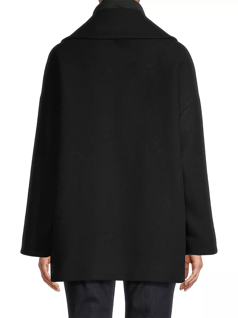 Shop Herno Wool-Blend Windguard Short Coat | Saks Fifth Avenue