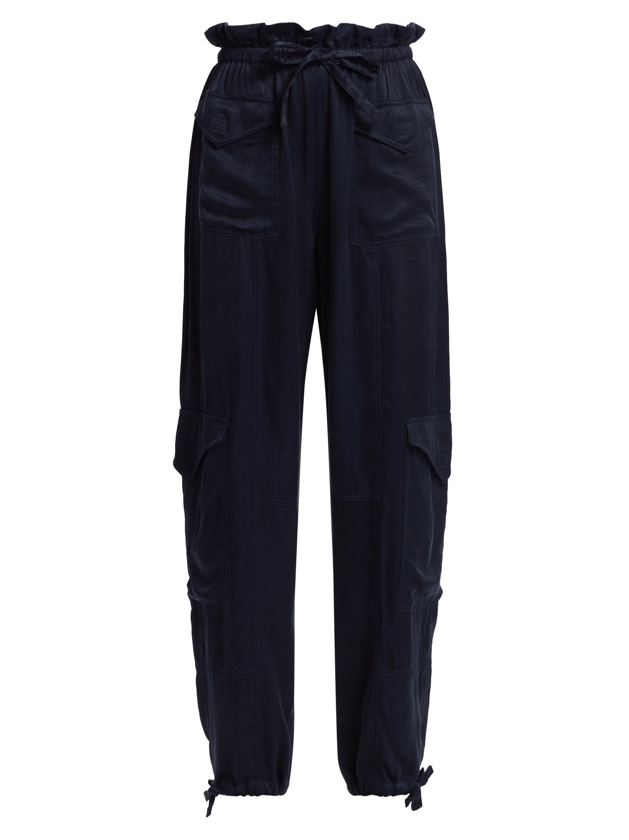 Ganni Washed Satin Cargo Pants | Saks Fifth Avenue