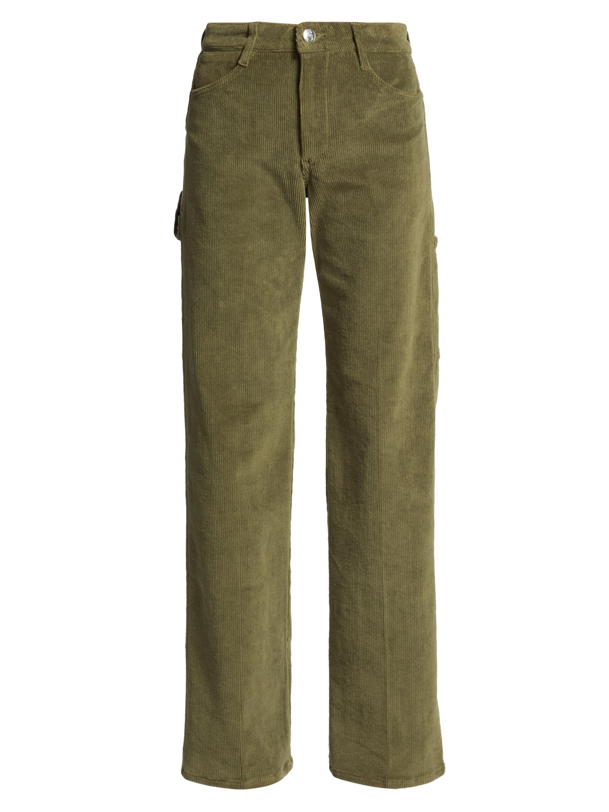 SPRWMN Women's Corduroy Carpenter Pants - Moss