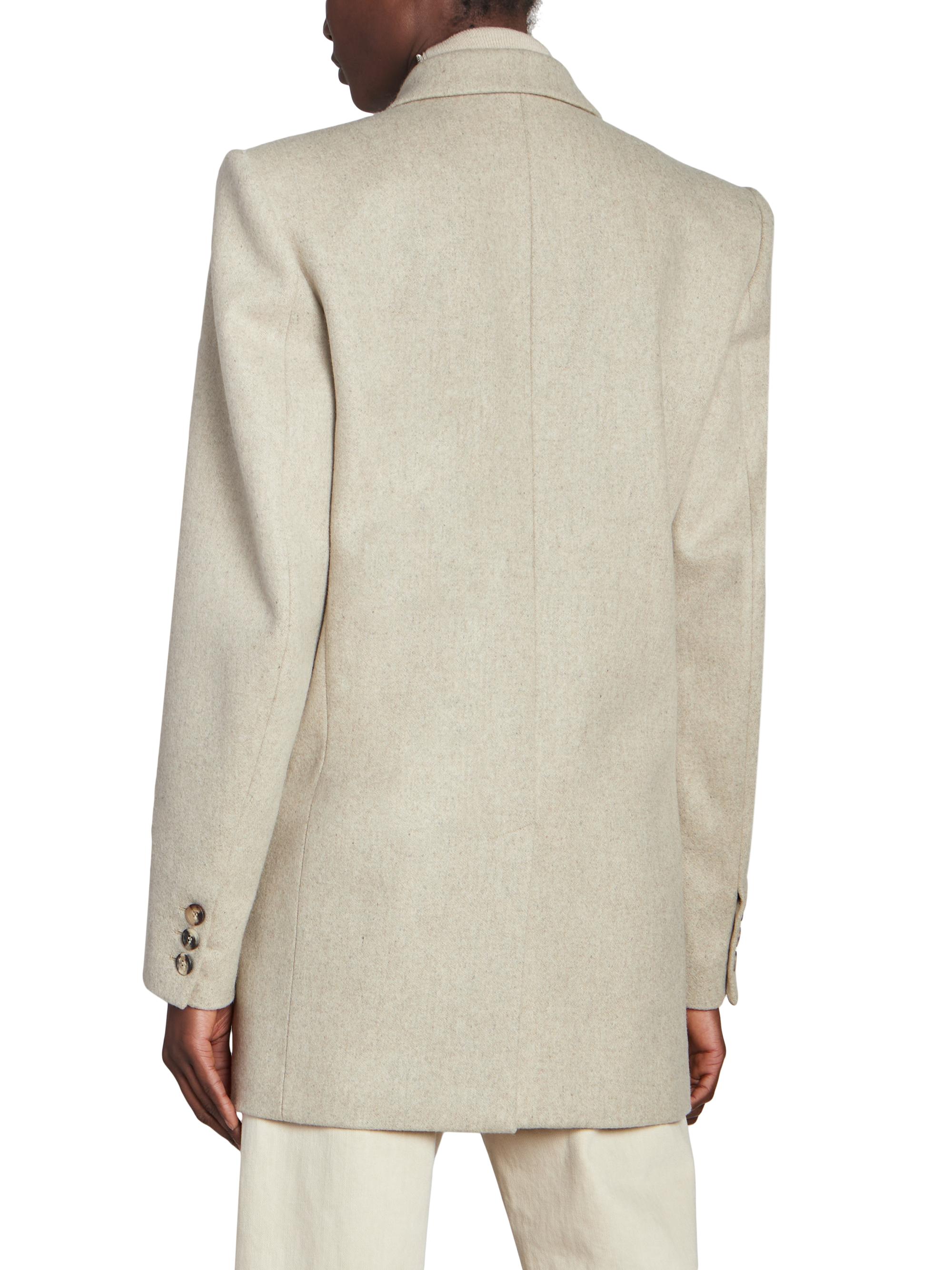 Shop Isabel Marant Floyd Double-Breasted Wool Jacket | Saks Fifth  