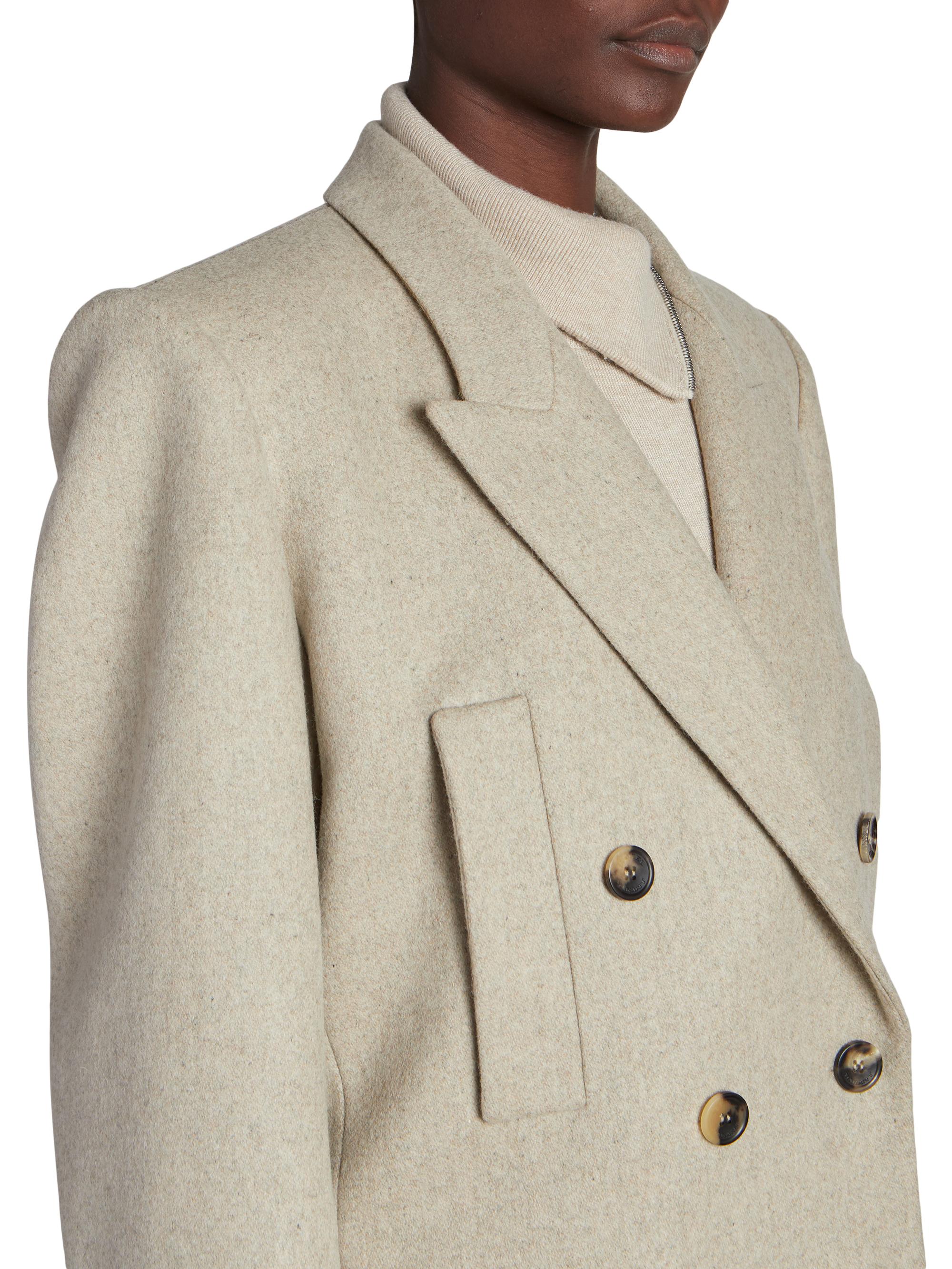 Shop Isabel Marant Floyd Double-Breasted Wool Jacket | Saks Fifth  