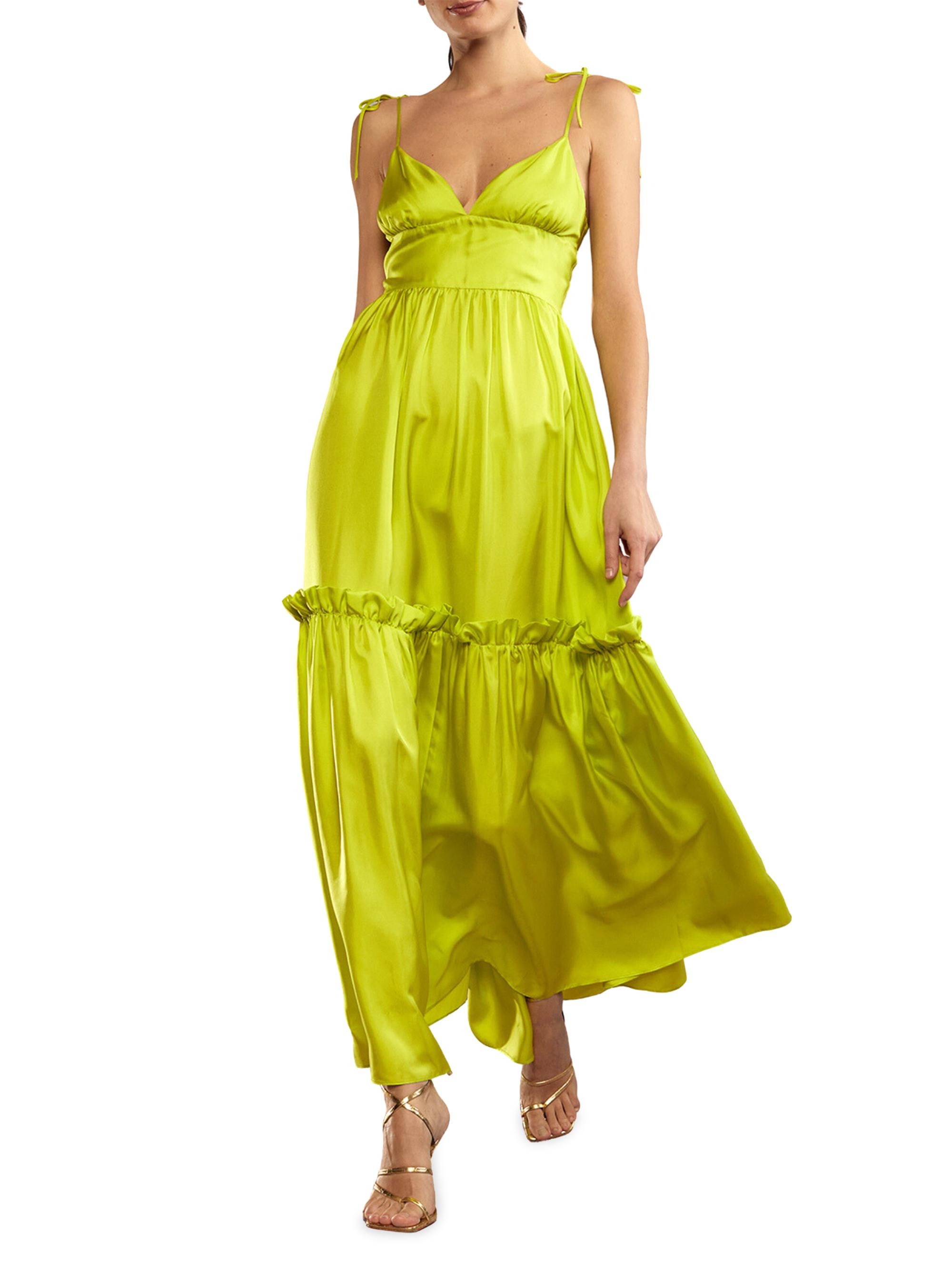 Cynthia Rowley Silk Tiered Maxi Dress Saks Fifth Avenue