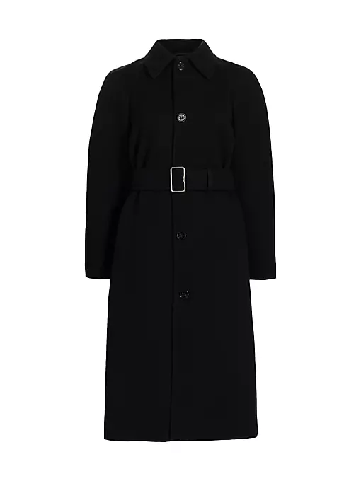 Burberry - Wool Belted Regular-Fit Coat