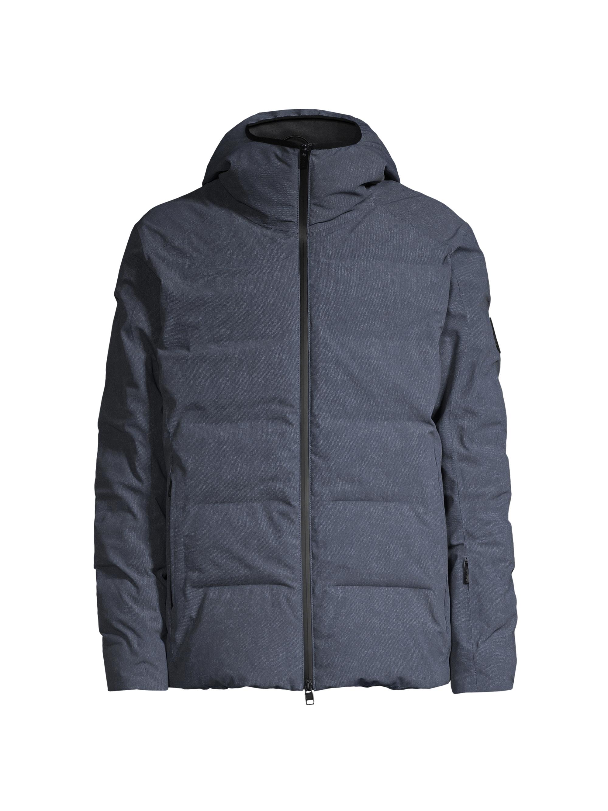 Head Sportswear Men's Rebels Rogue Down Hooded Jacket - Grey Blue Denim