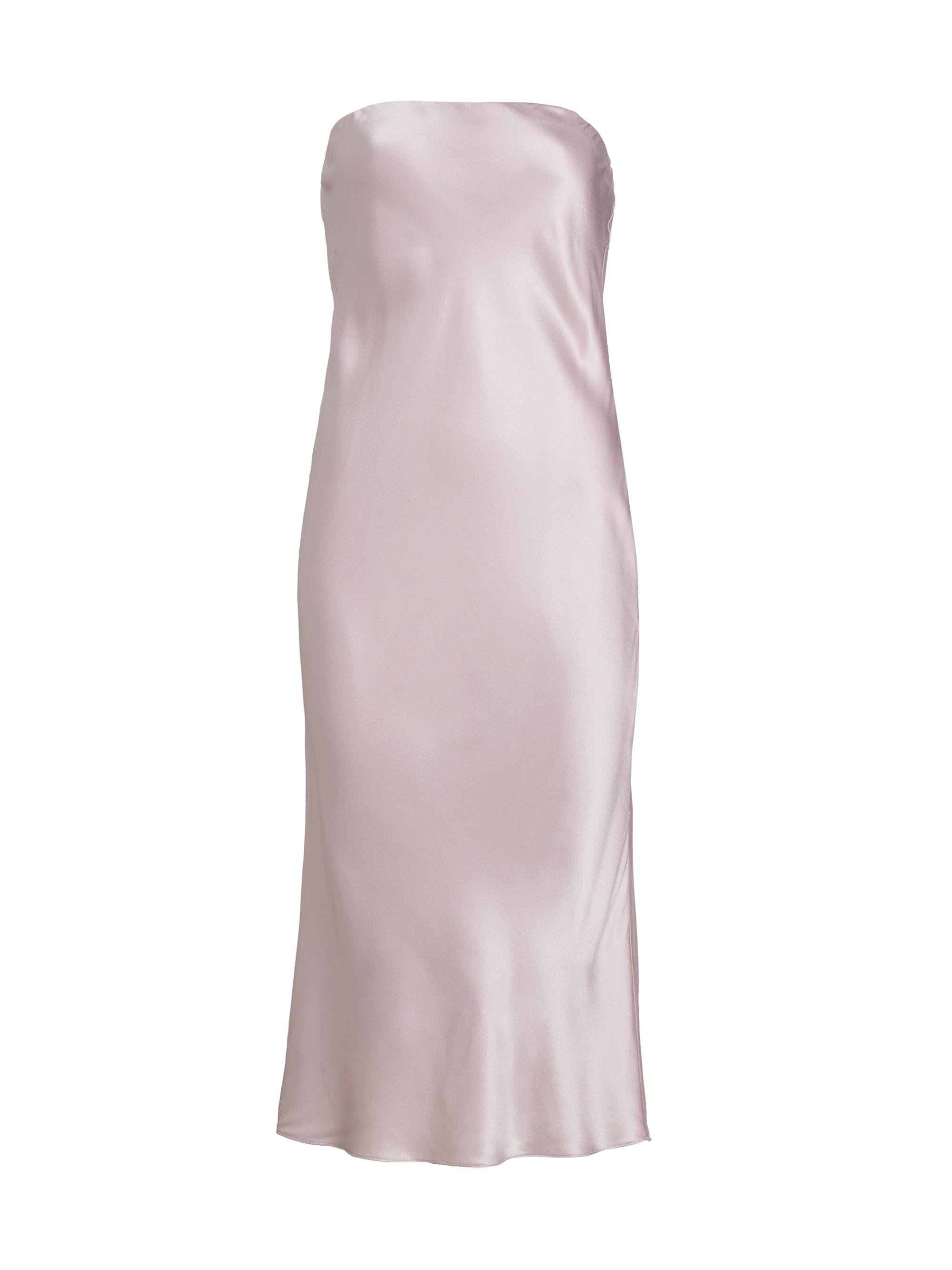 Amanda Uprichard Women's Shiran Silk Midi-Dress - Lilac