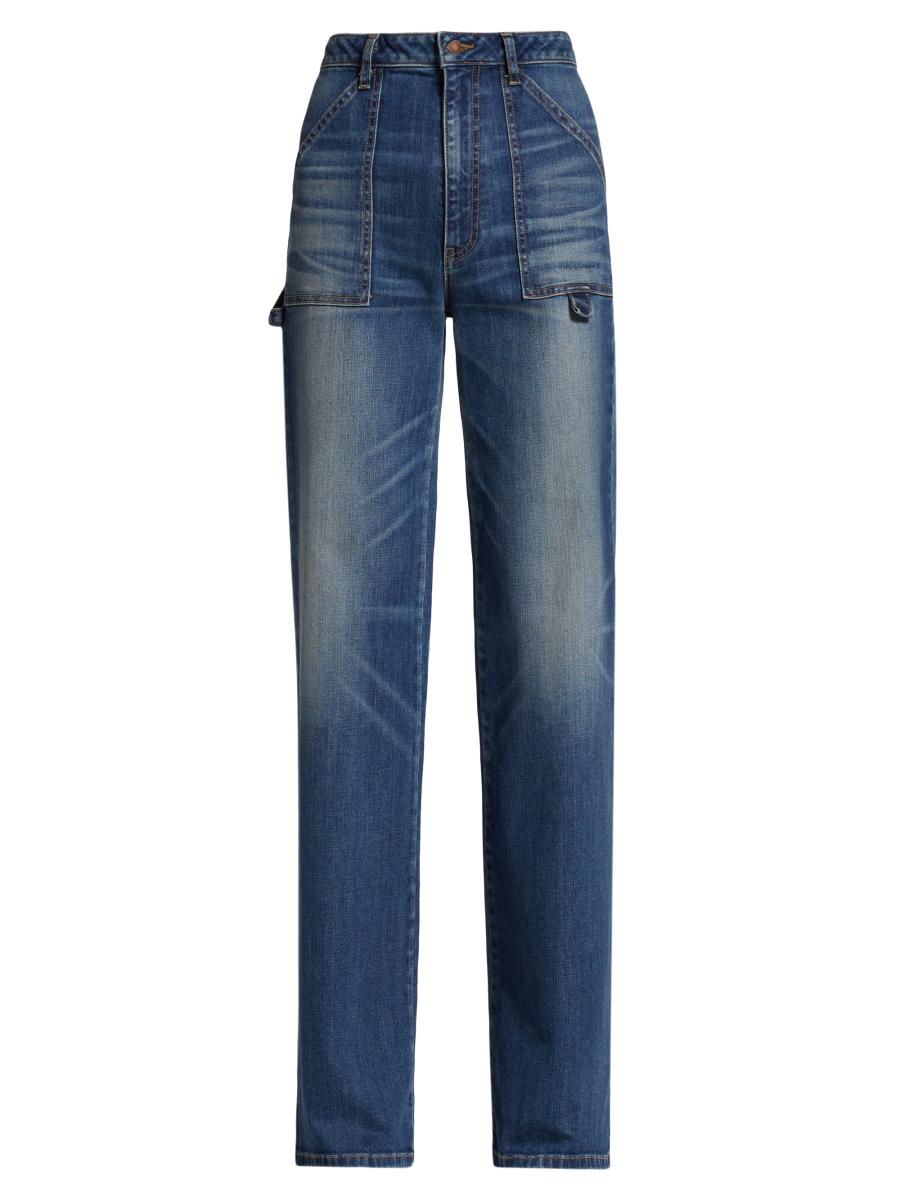 Nili Lotan Quentin Straight-Leg Cargo Jeans | Saks Fifth Avenue