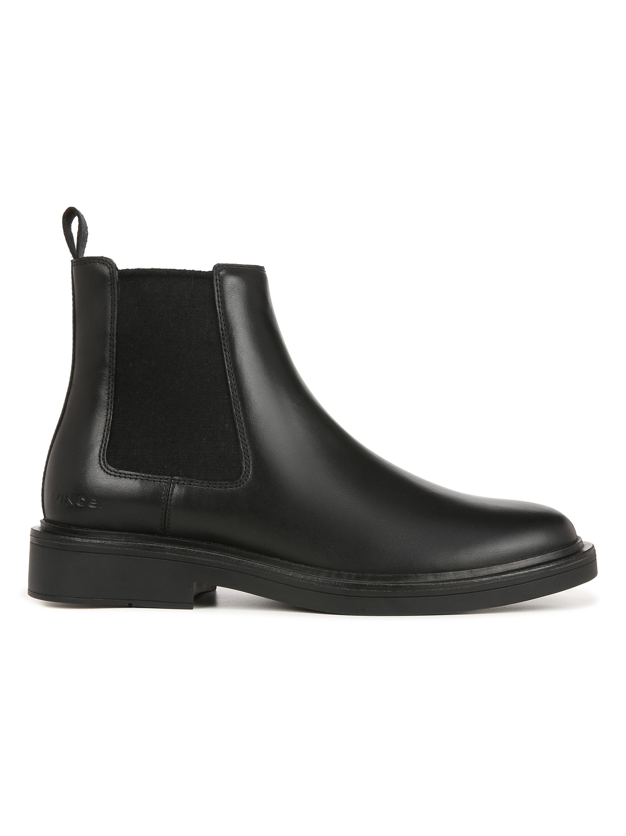 Vince Men's Erik Leather Chelsea Boots - Black