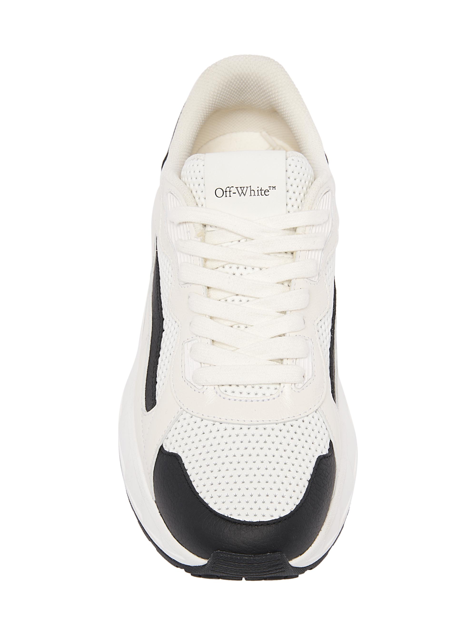 baskets runner sneaker lace up 0086 black bright white