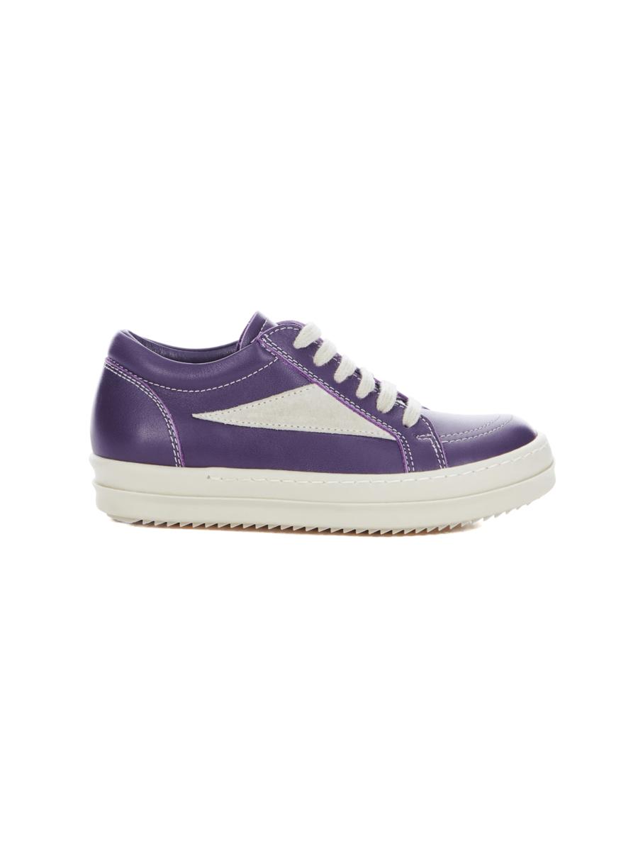 スニーカー RICK OWENS Vintage Sneaks leather sneakers Shoes-1-4-53c39.jpg?fit=max&w=