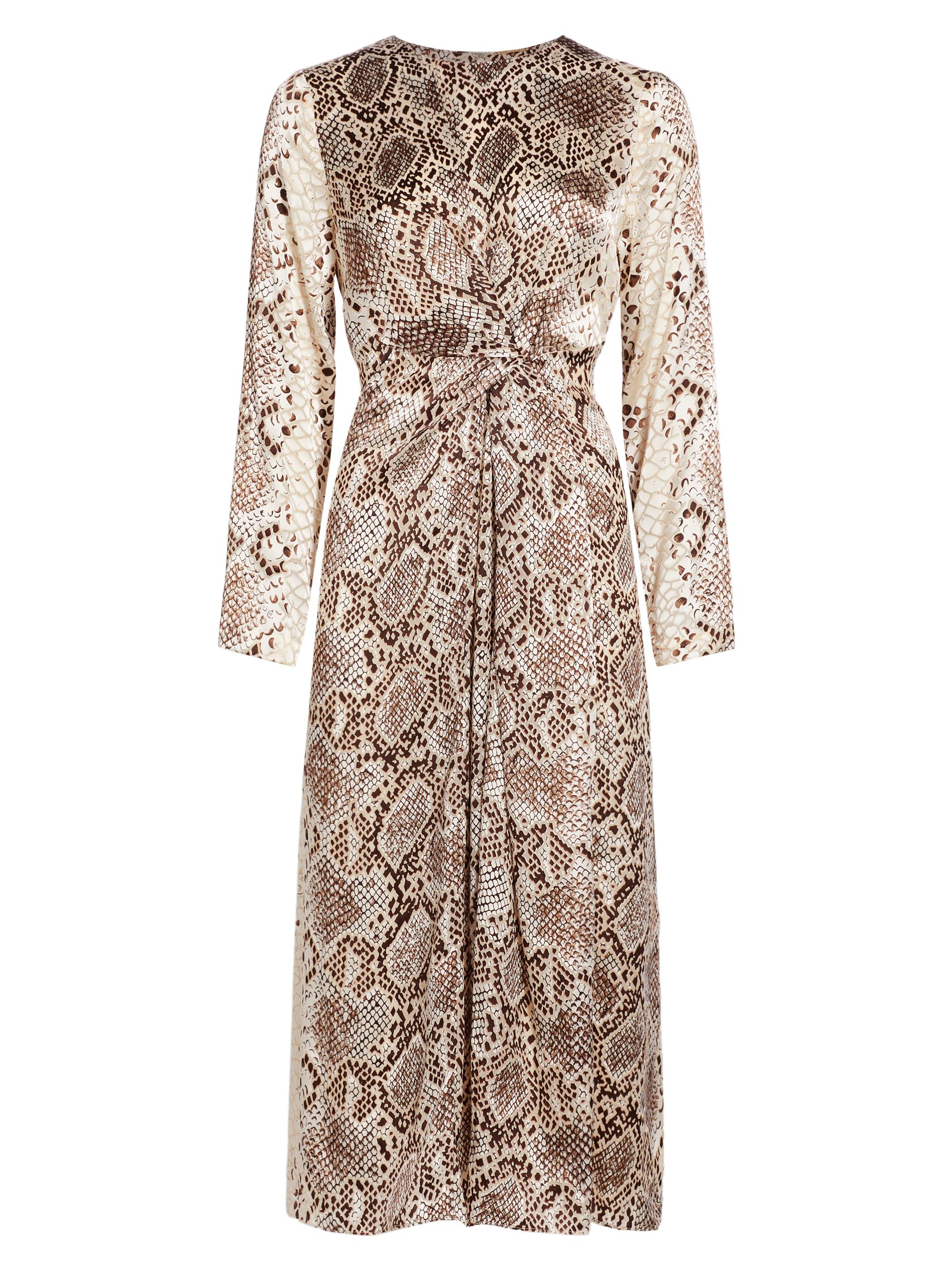 Elie Tahari Women's The Kensie Snakeskin Midi-Dress - Boaburnout