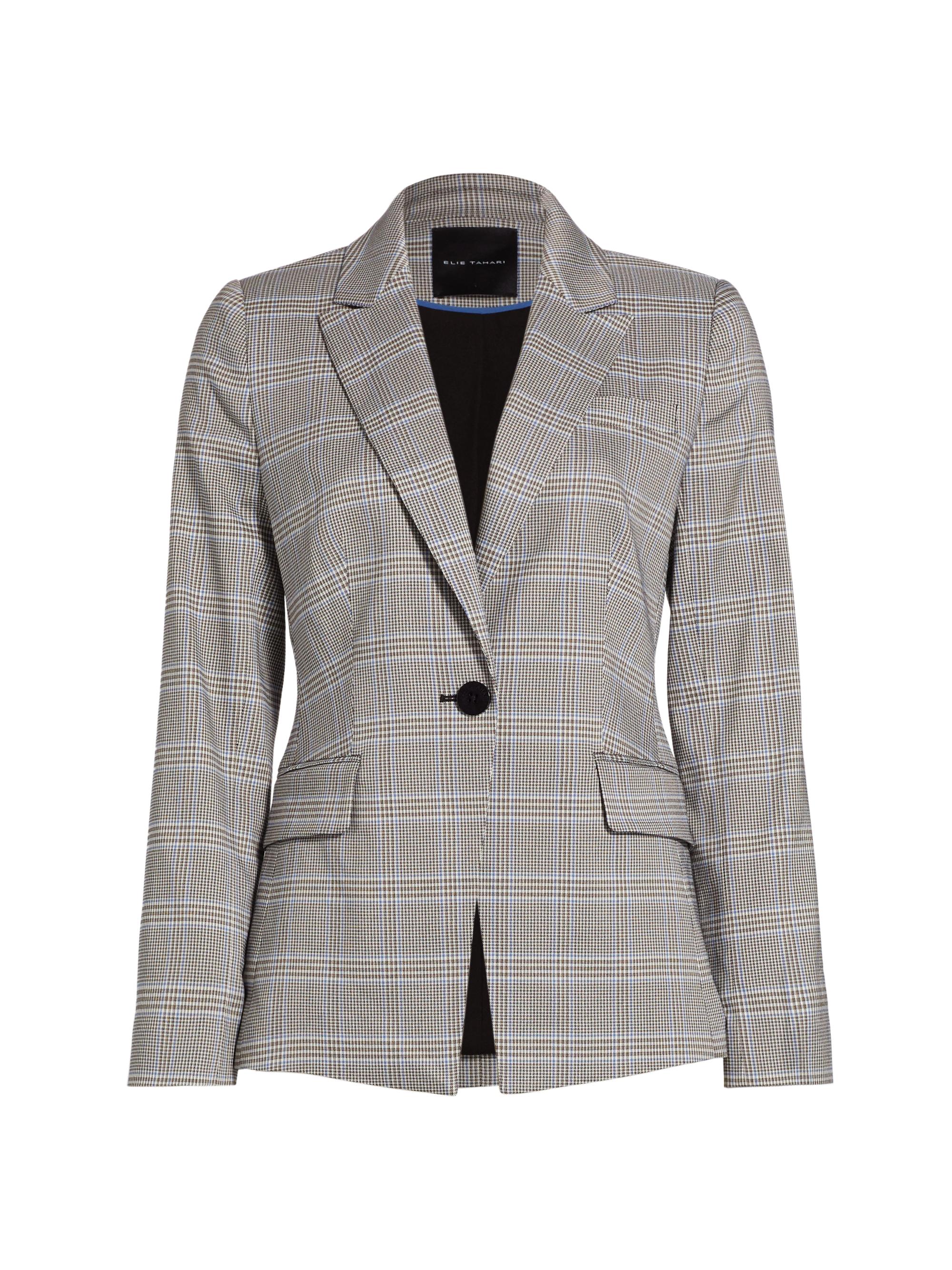 Elie Tahari Women's The Kensington Plaid Blazer - Kensington Plaid