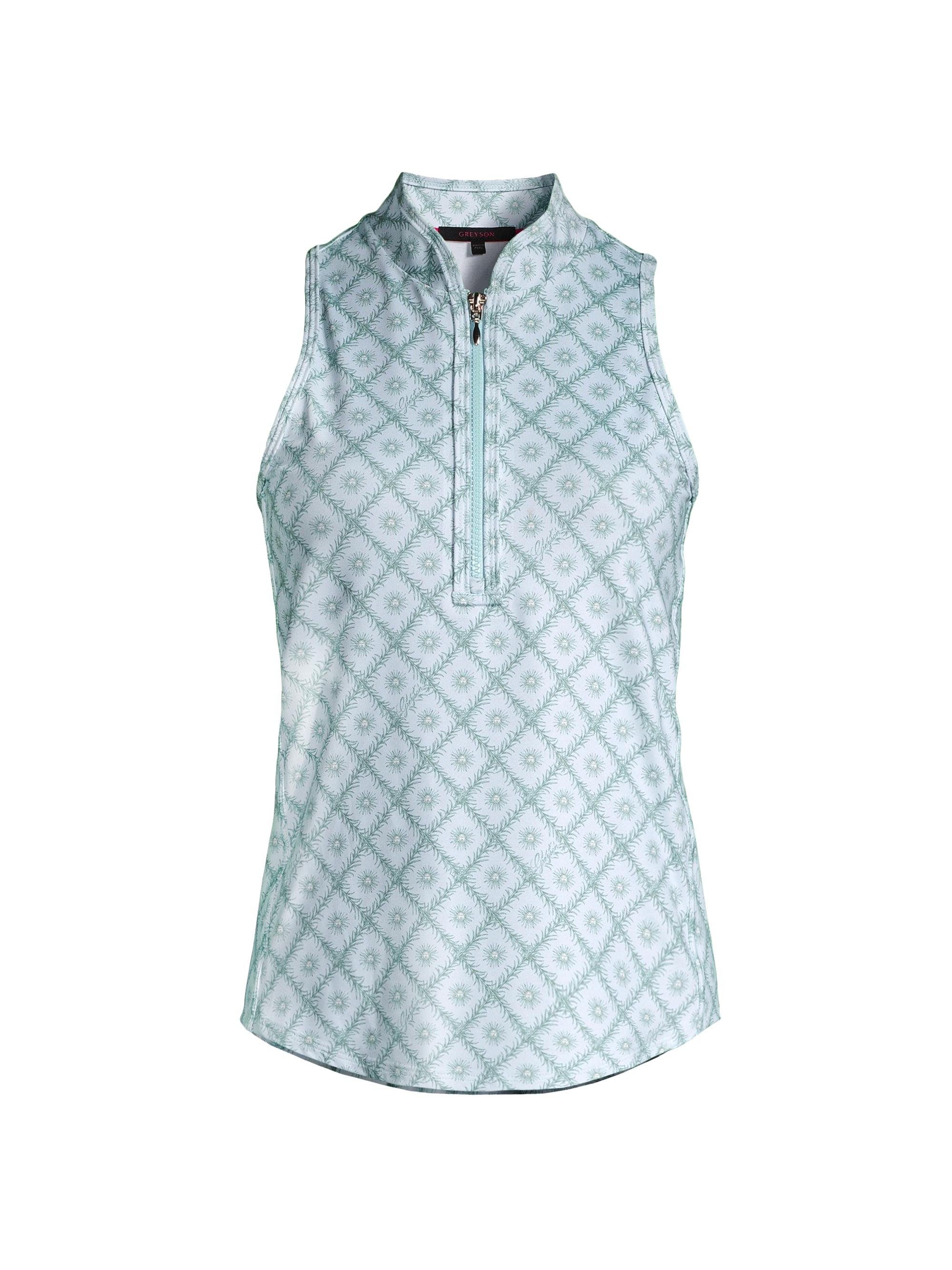 Greyson Women's Moroccan Sun Sleeveless Vesta Top - Mineral Mist
