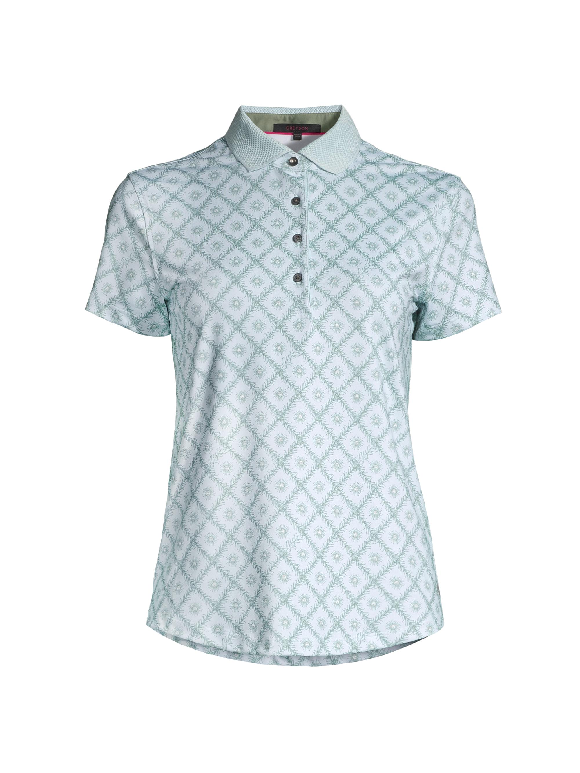 Greyson Women's Moroccan Sun Scarlett Polo - Mineral Mist