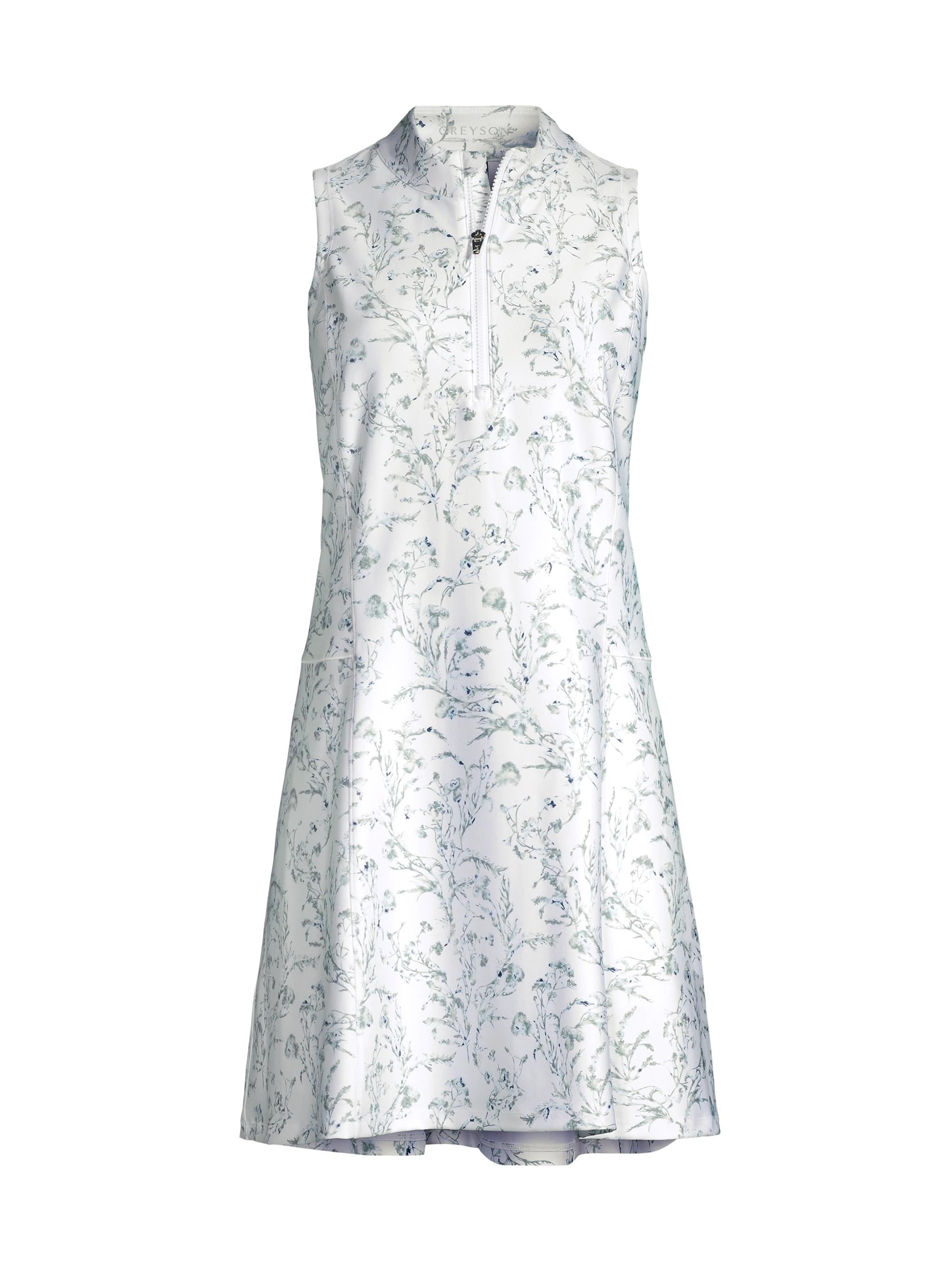 Greyson Women's Hera Ii Half-Zip Tennis Dress - Arctic