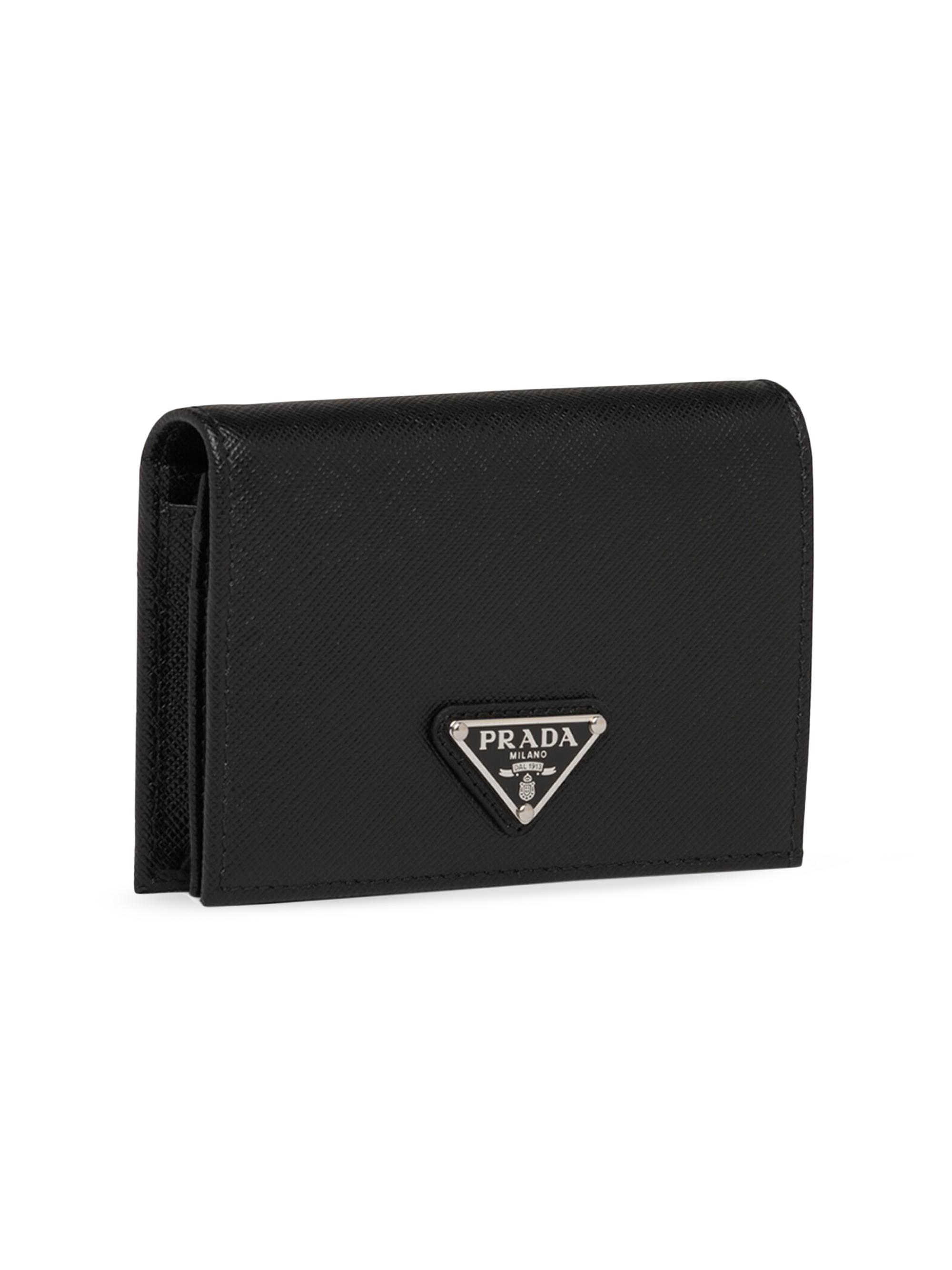 小物 Prada Multi Wallet Black Leather Prada Multi Wallet Black Leather Prada Saffiano Leather