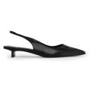 Stella 25MM Metallic Leather Kitten Heels