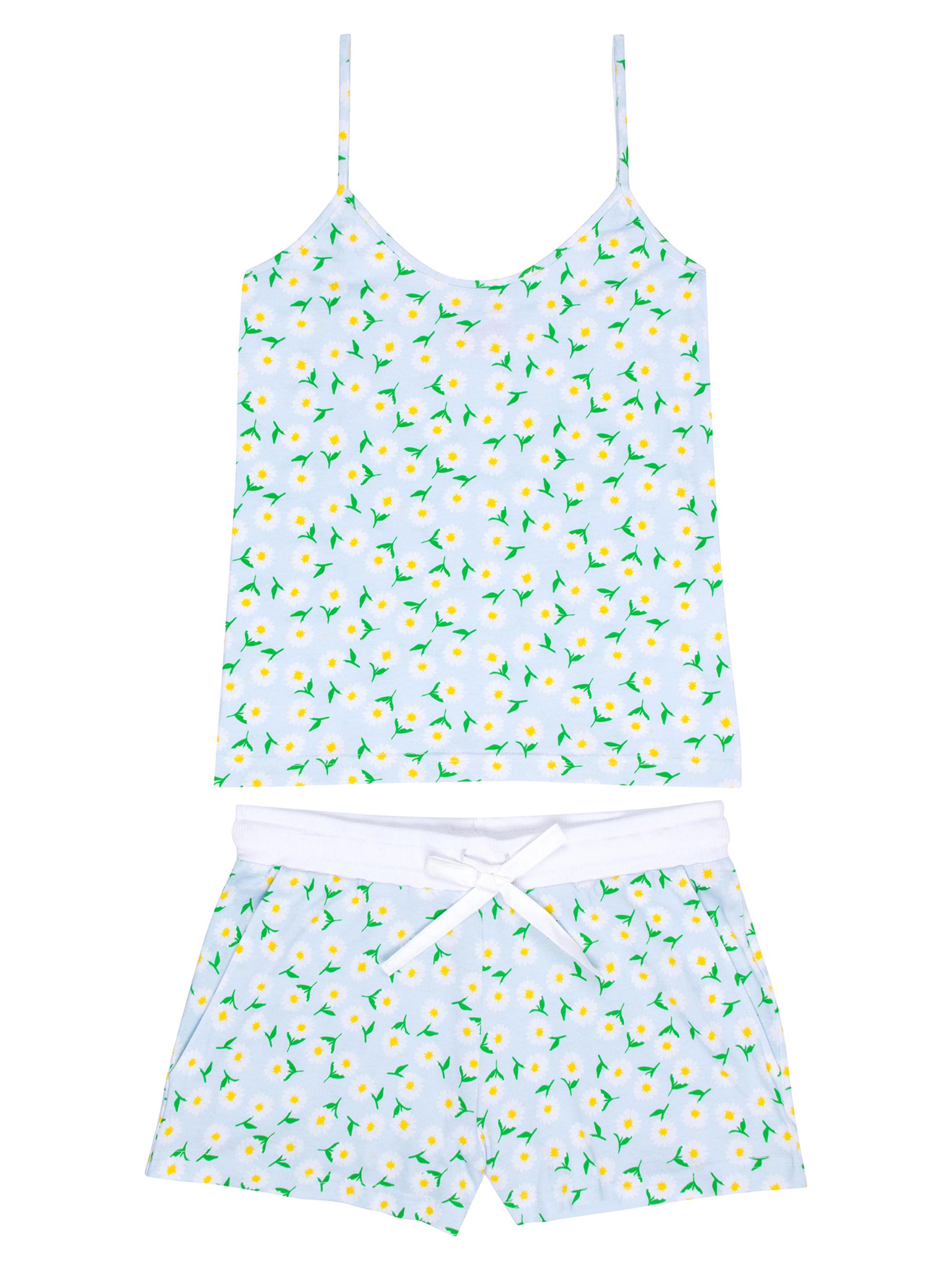 Sant and Abel Women's Daisy Jersey Camisole Set - White Multi