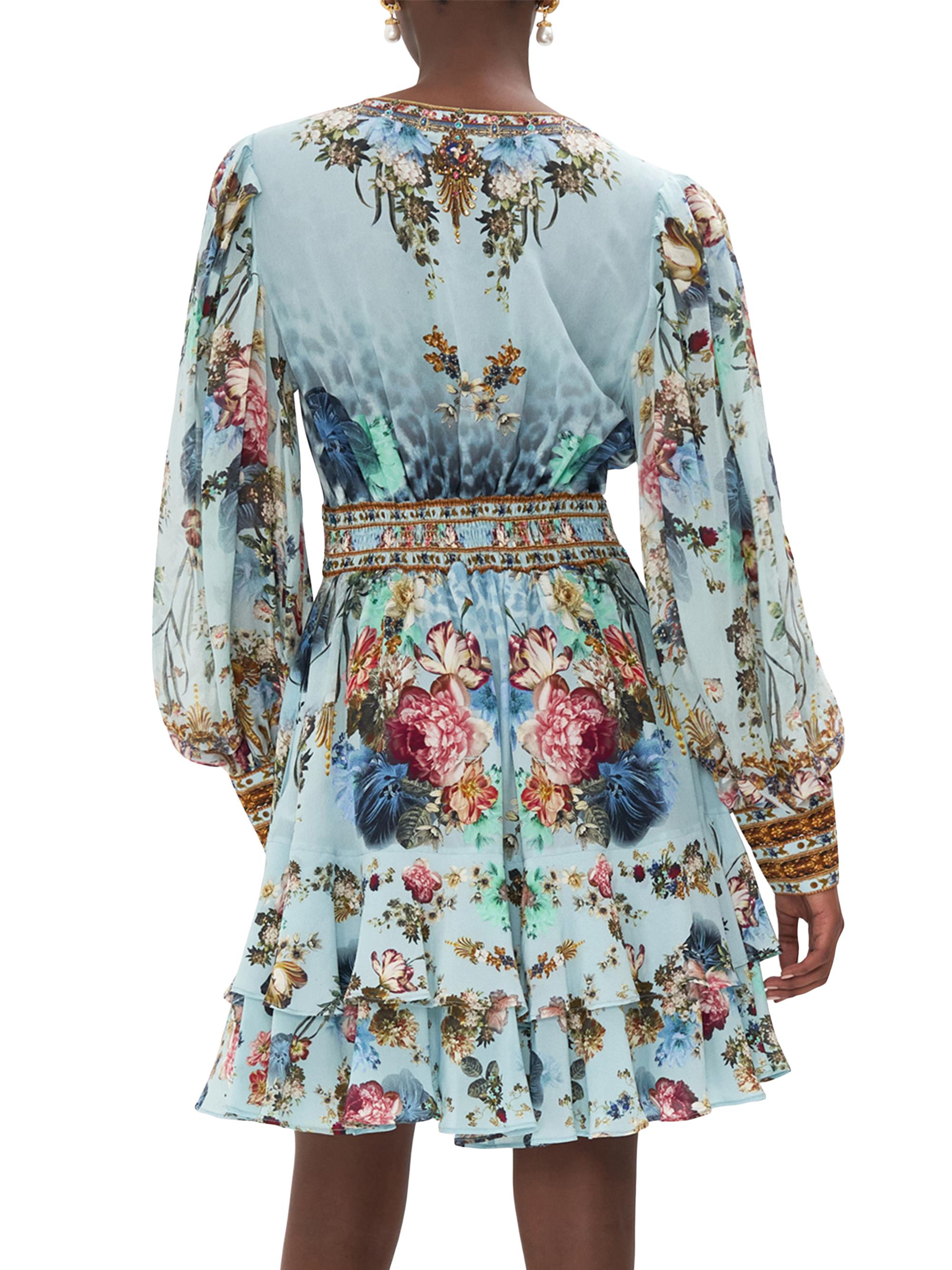 chinese dress ladies A LINE FRILL DRESS WINDMILLS AND WILDFLOWERS – CAMILLA main image 0