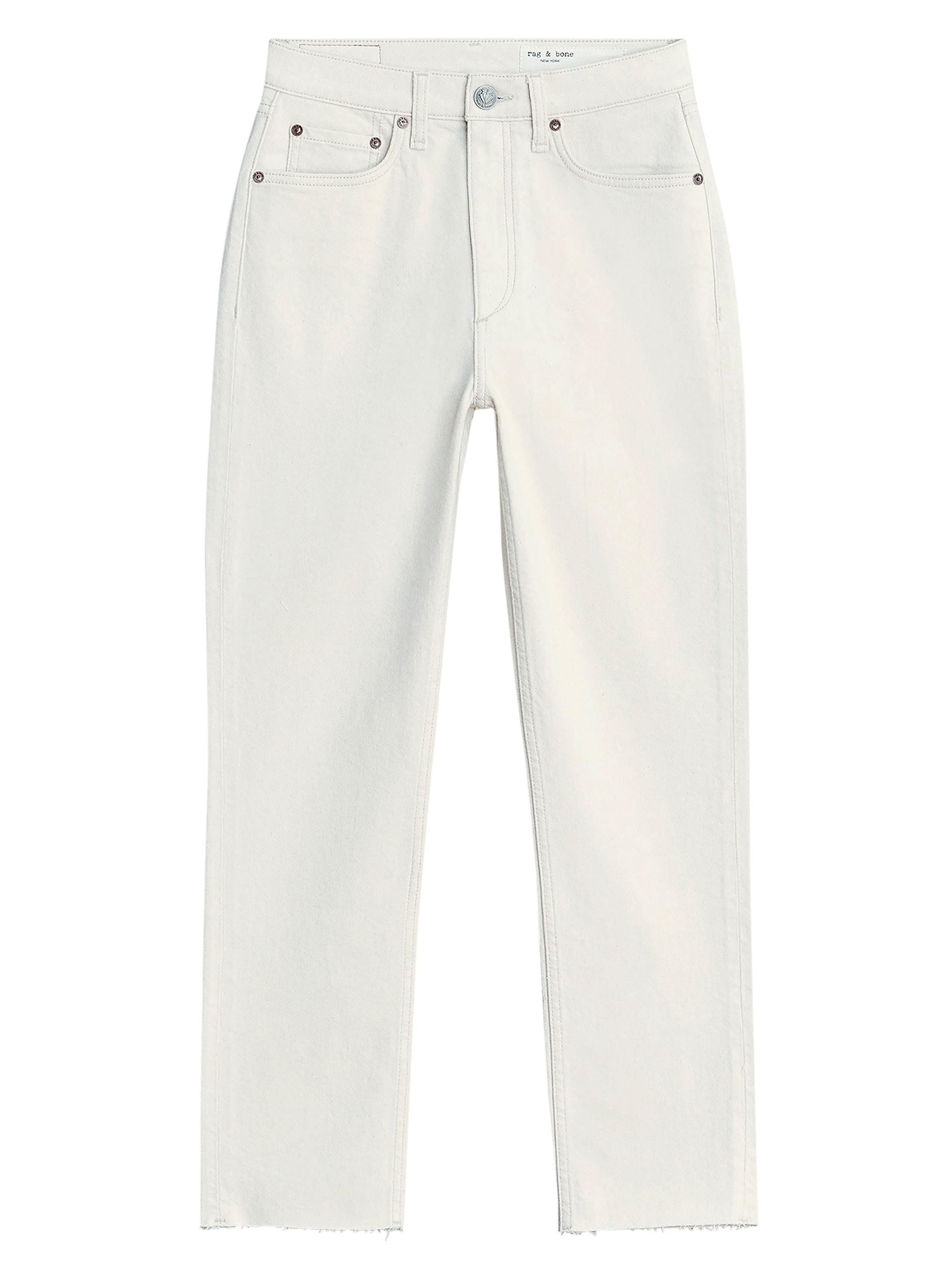 rag & bone Women's Wren Slim-Straight Jeans - Ecru