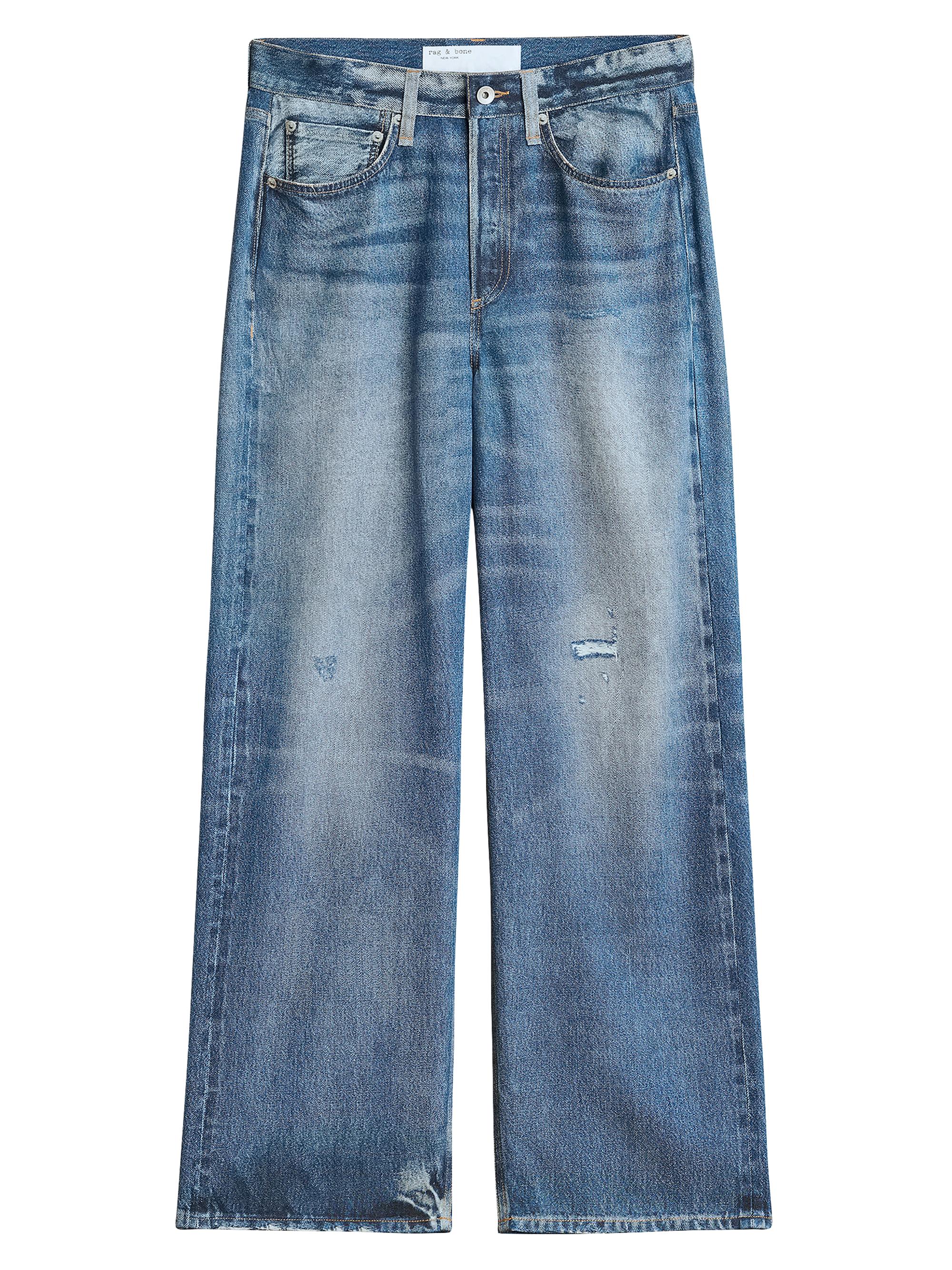 rag bone Liquid Miramar Logan Denim-Look Pants Saks Fifth