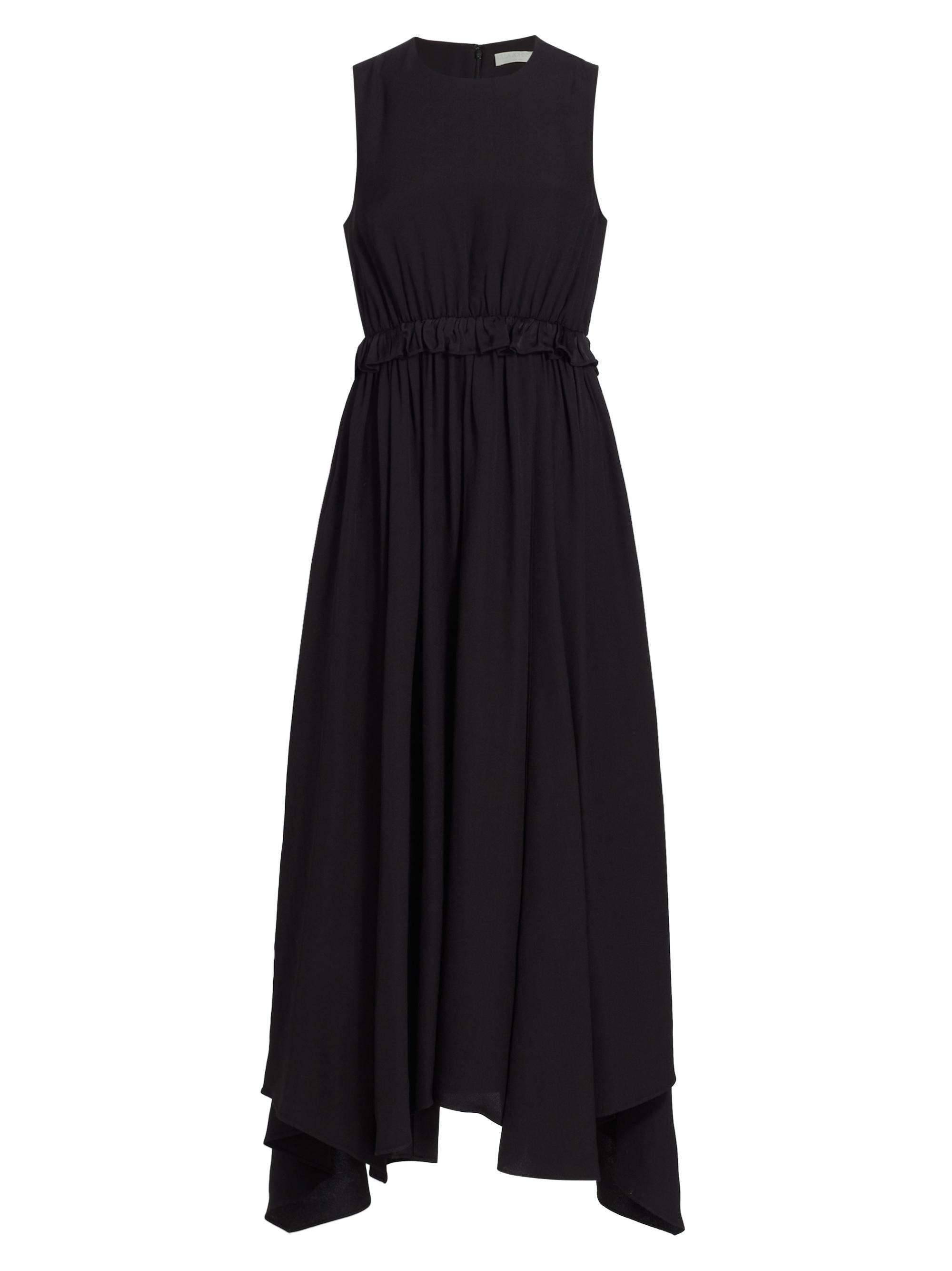 Ulla Johnson Women's Evita Sleeveless Asymmetric Maxi Dress - Noir