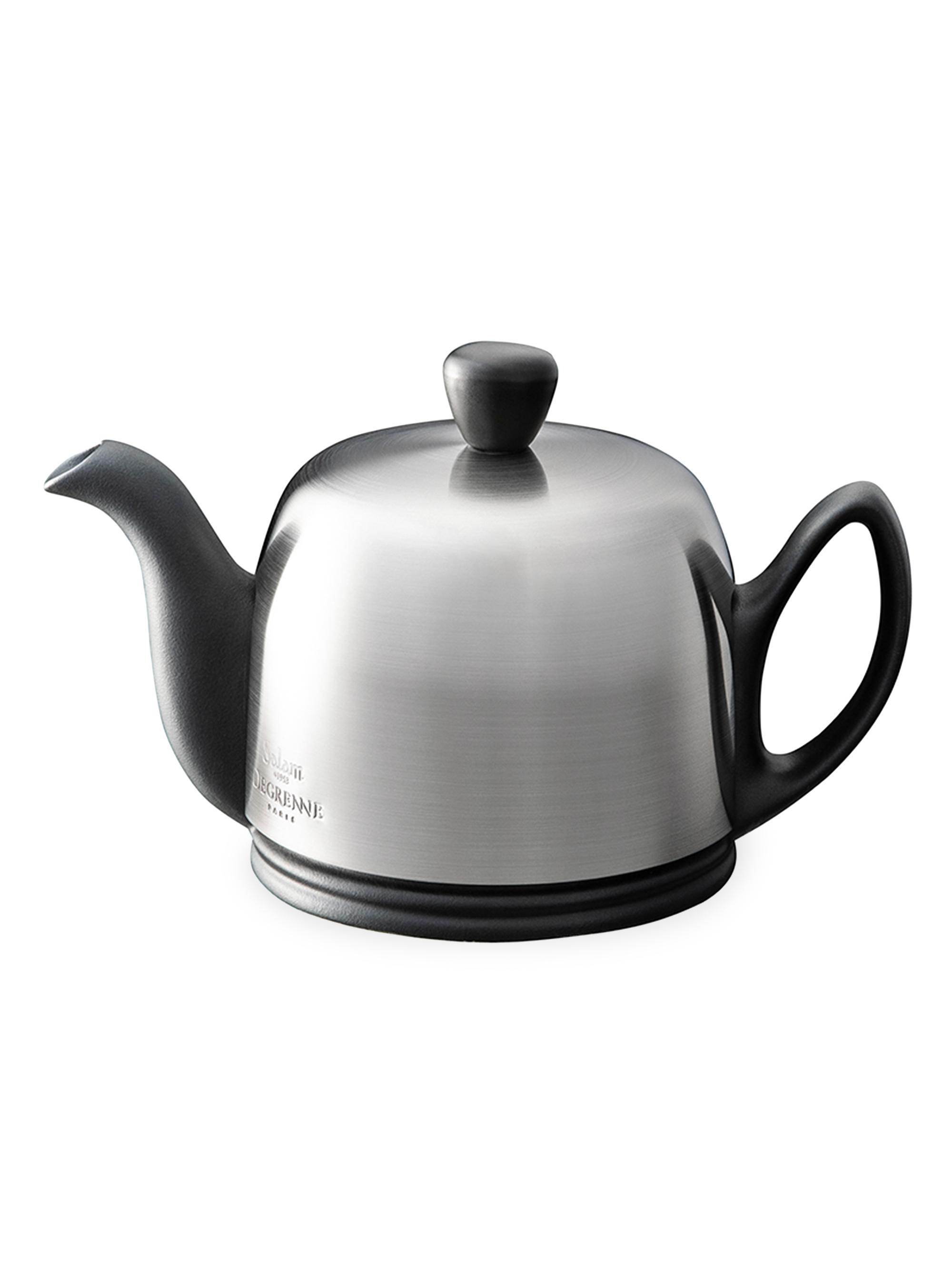 Degrenne Paris Salam Tea Pot - Black Stainless Steel