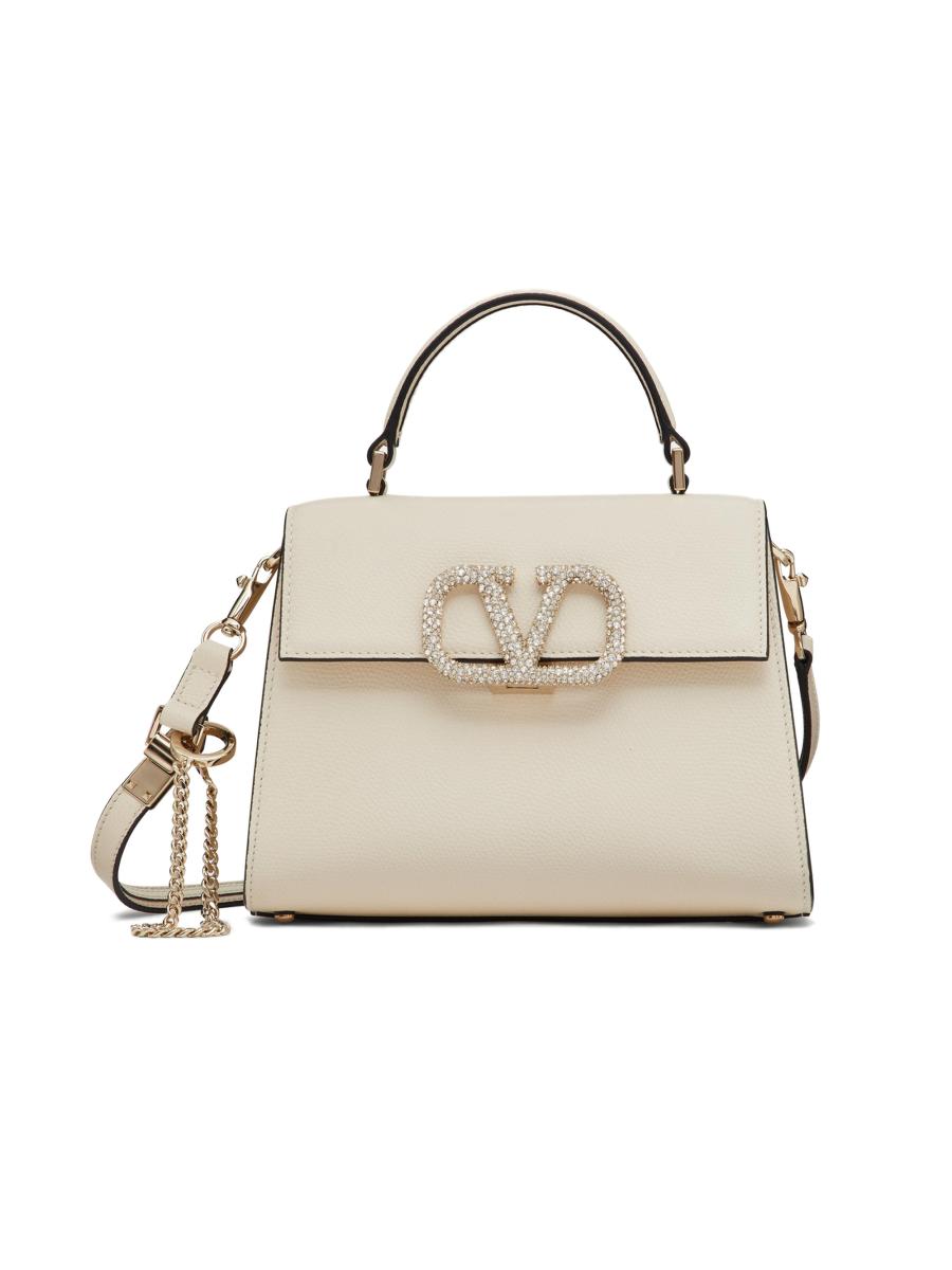 Valentino Garavani Small V Sling Handbag with Jewel