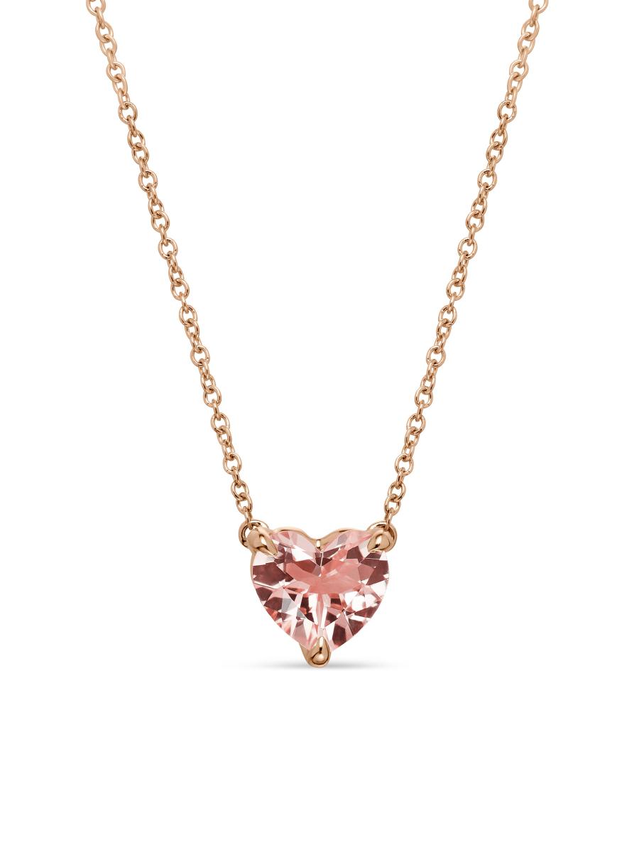 David Yurman Chatelaine Heart Pendant Necklace in 18K Rose Gold